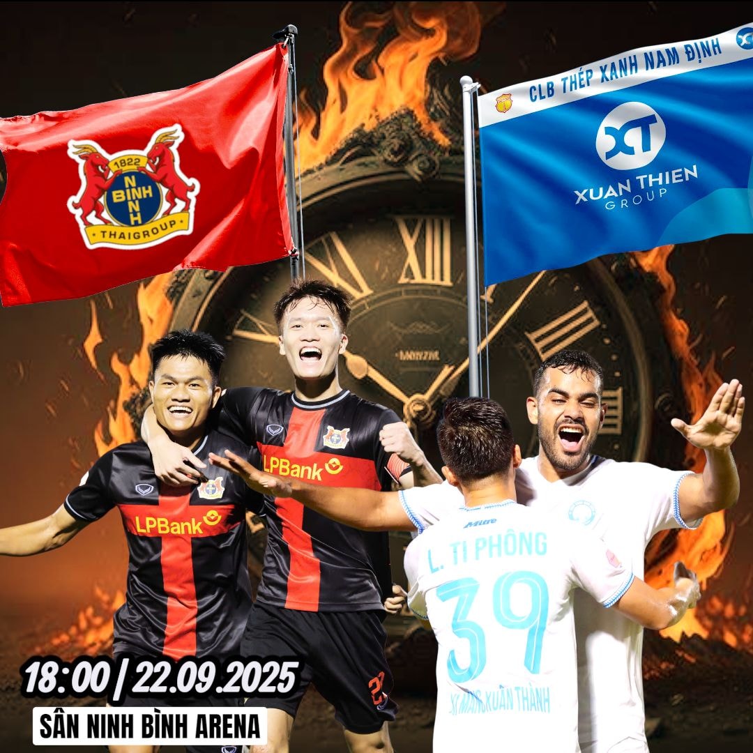 Ninh Binh vs Nam Dinh vong 4 V.League