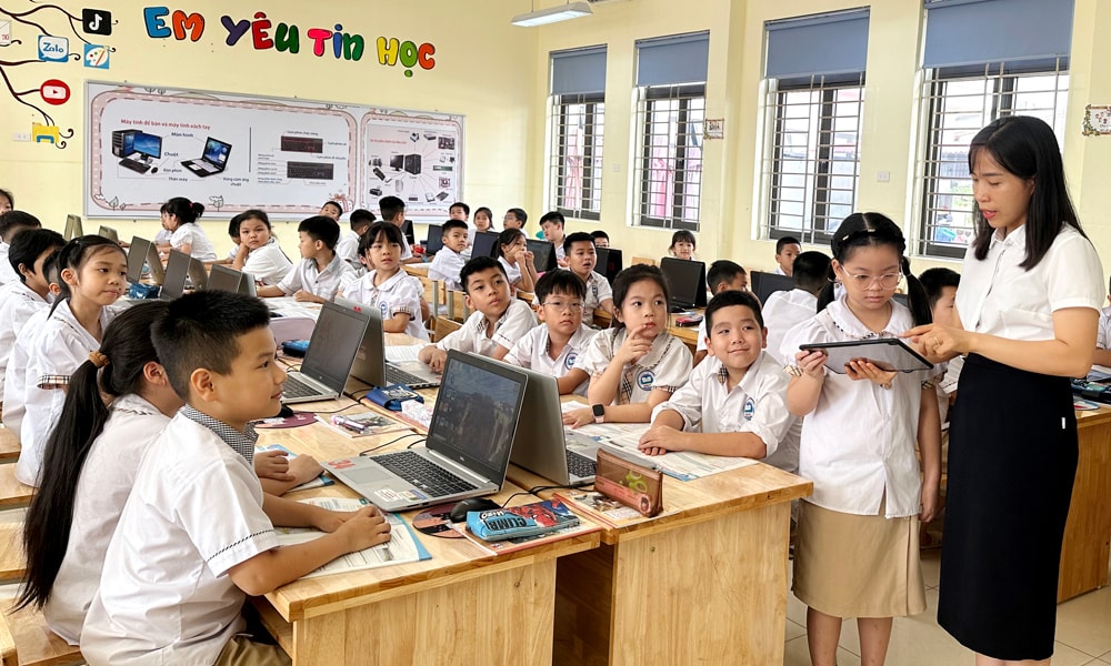 Bắc Ninh đẩy mạnh ứng dụng công nghệ số trong giảng dạy tiếng Anh - ảnh 1 Hình ảnh: Bắc Ninh đẩy mạnh ứng dụng công nghệ số trong giảng dạy tiếng Anh số 1