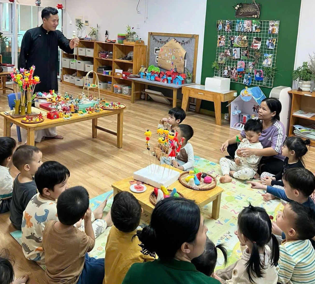 Những trải nghiệm thủ công trở thành điểm nhấn đặc biệt mỗi dịp Trung thu.