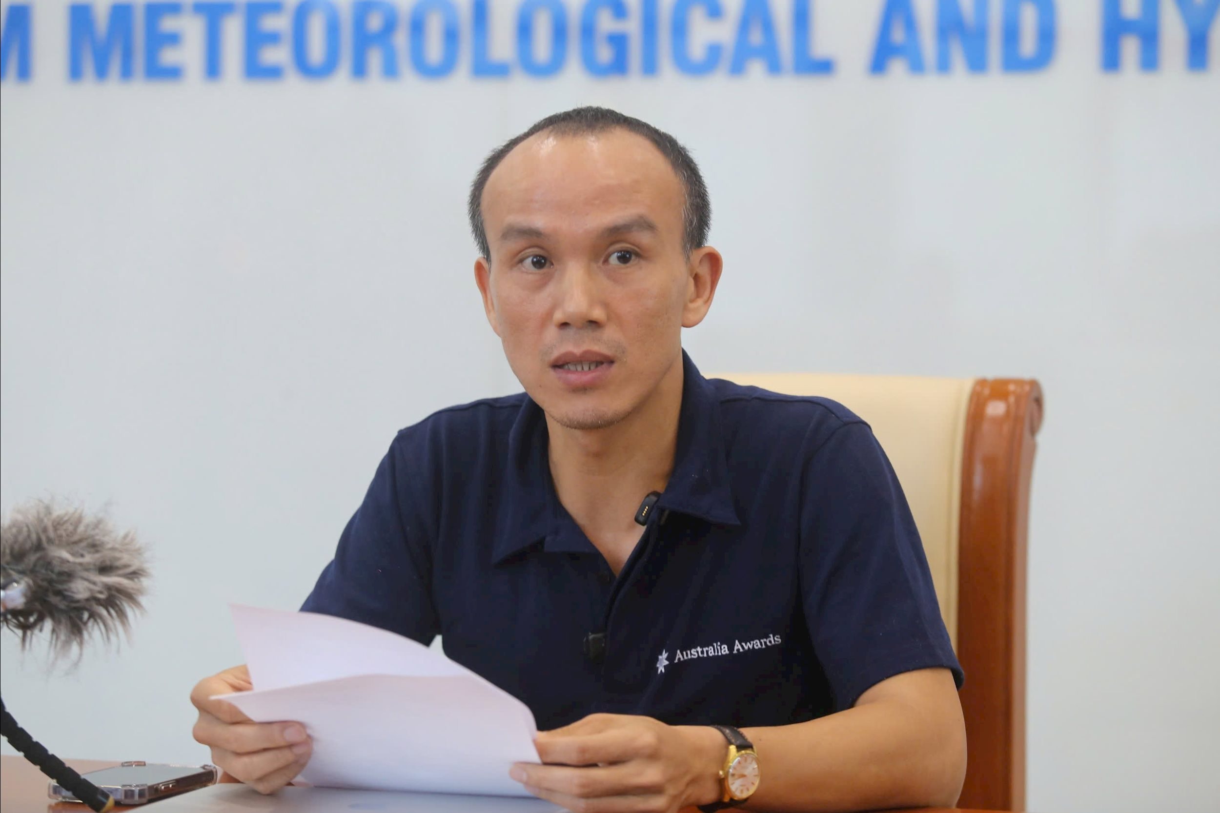 Ông Hoàng Phúc Lâm, Phó Giám đốc Trung tâm Dự báo Khí tượng Thủy văn Quốc gia.