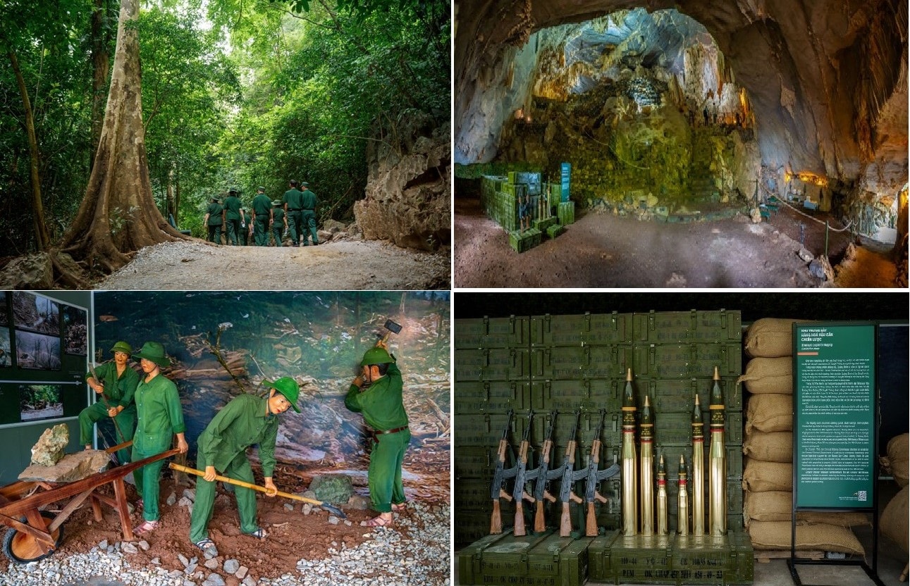 5. Một đoạn đường K (đường kín) từng được bộ đội nguỵ trang nhằm giúp xe vận tải chạy vào ban ngày nhằm tránh máy bay trinh sát của địch