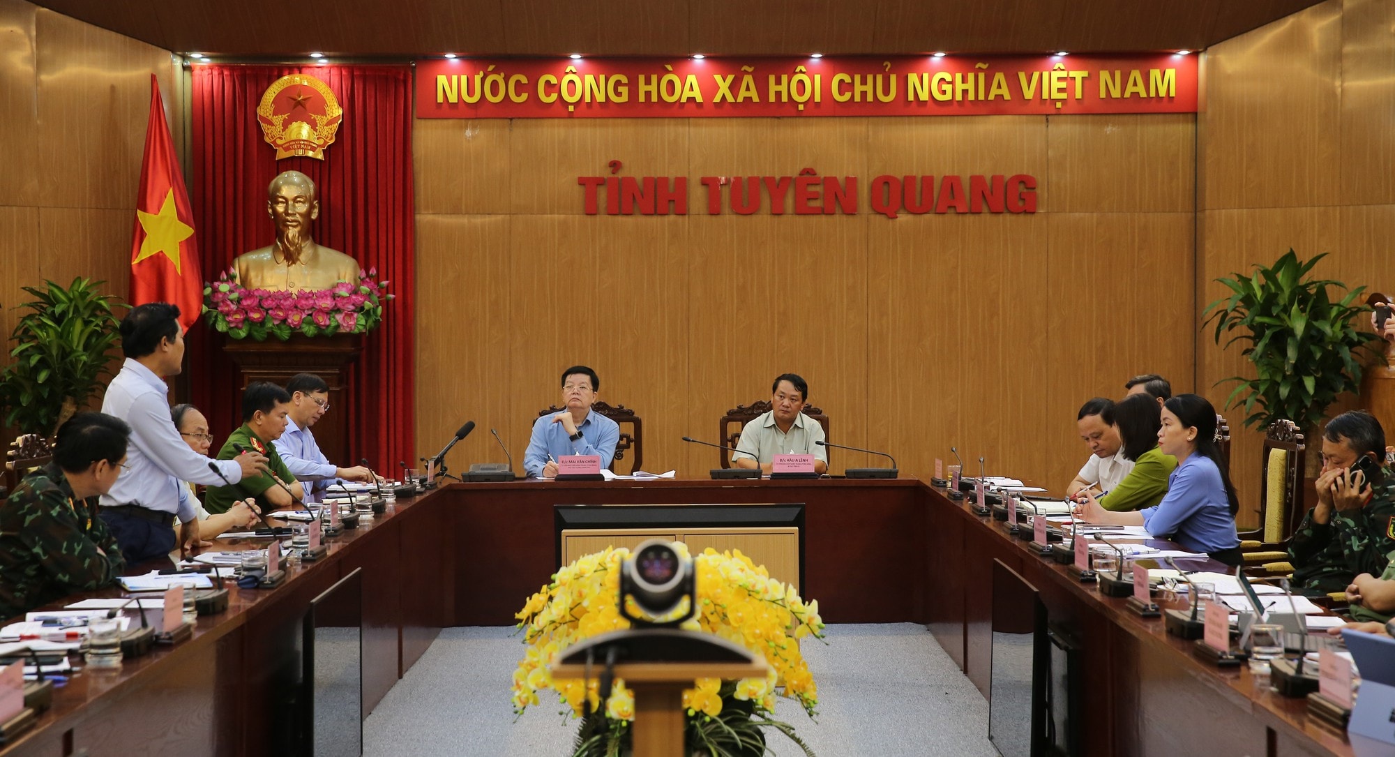 Phó Thủ tướng Mai Văn Chính kiểm tra công tác phòng, chống mưa lũ tại xã Chiêm Hóa, Tuyên Quang- Ảnh 7.