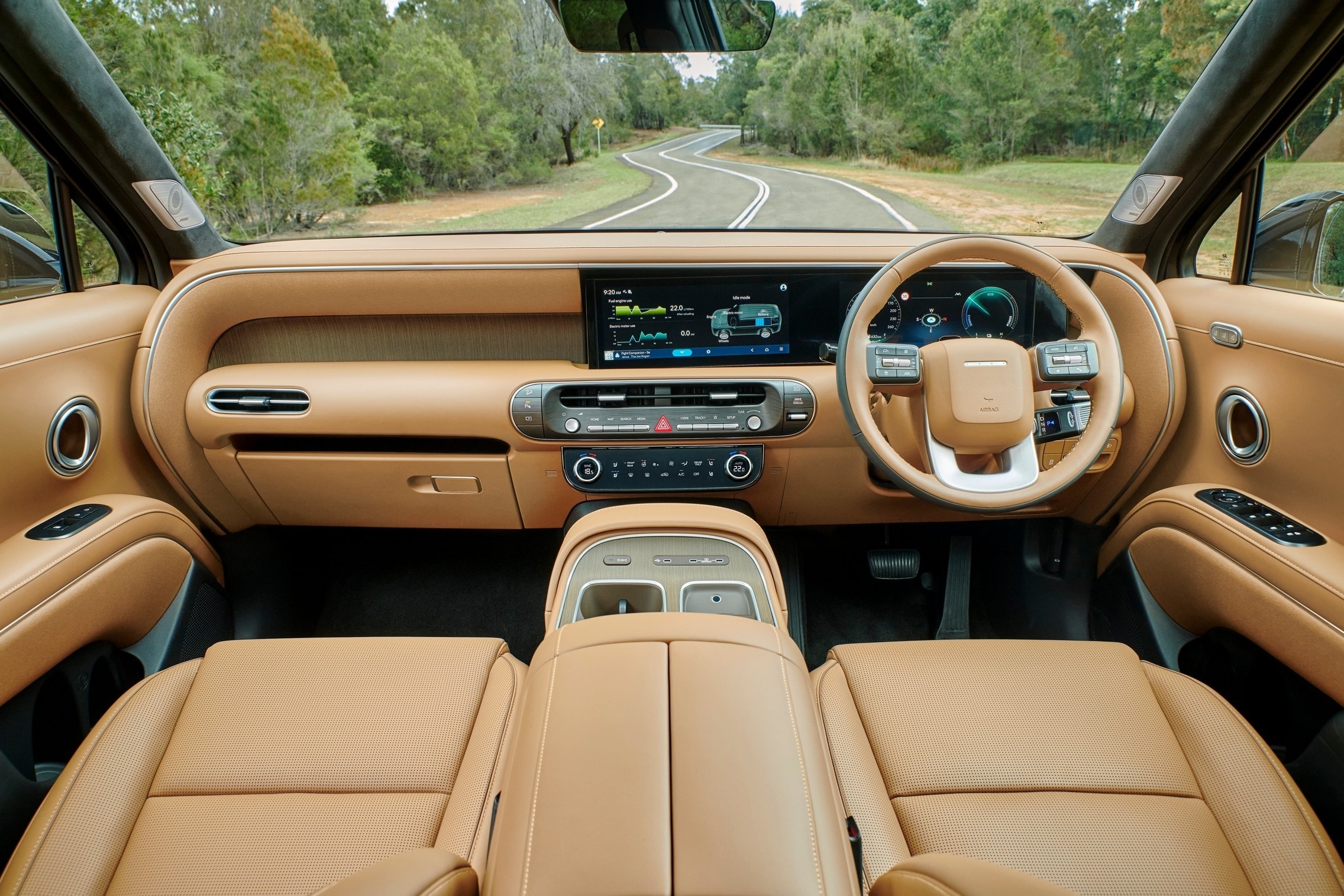 Thiết kế khoang lái của Hyundai Palisade Hybrid 2026 tại thị trường Australia - Ảnh: CarExpert