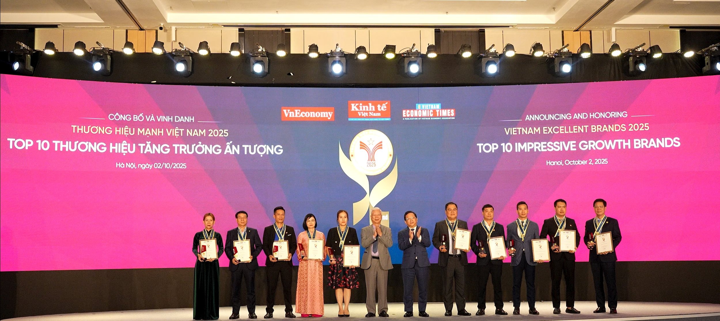 Chương trình Thương hiệu Mạnh Việt Nam 2025 với chủ đề “Doanh nghiệp vươn tầm”