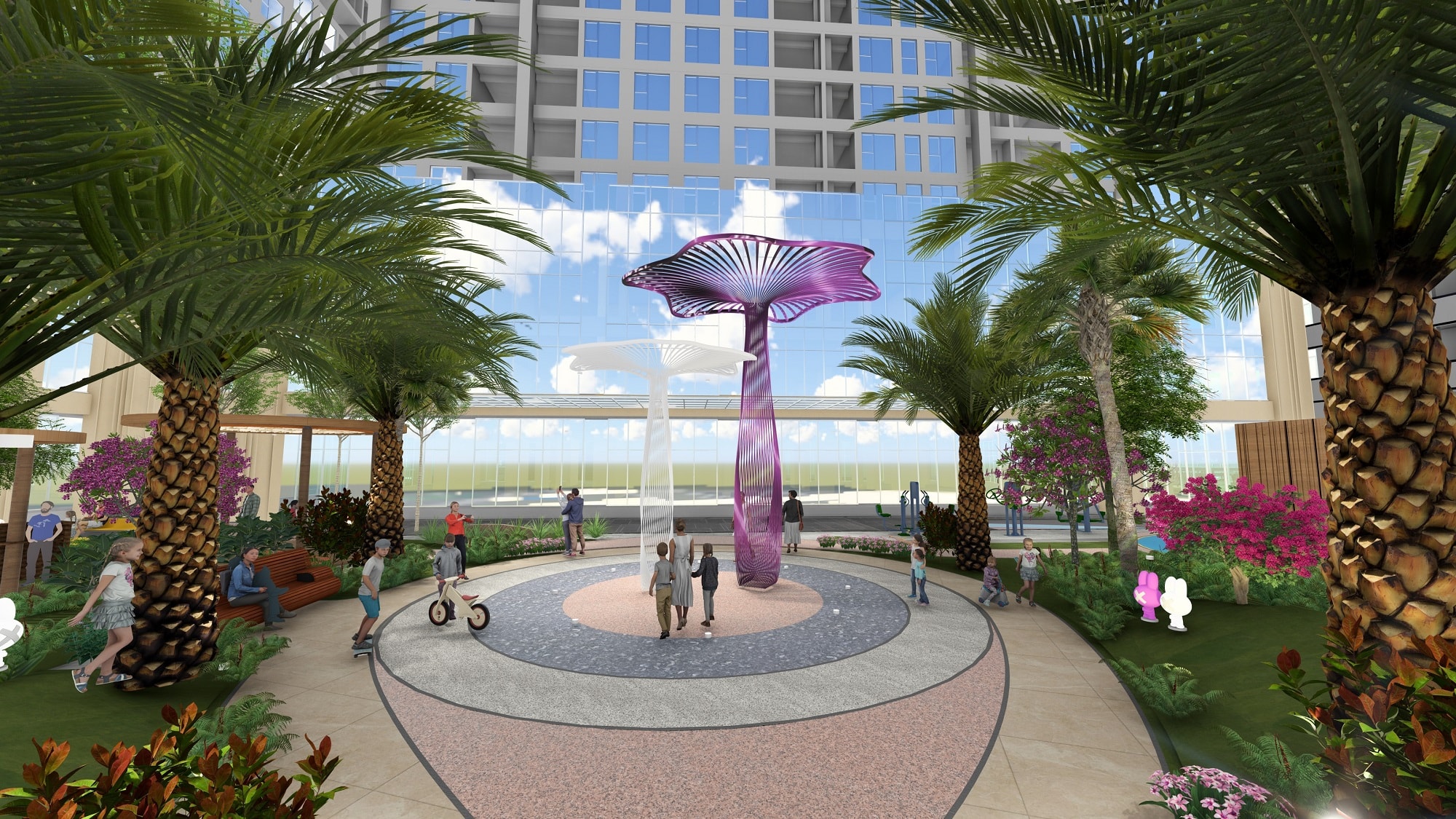 02 Quảng trường trung tâm tại phân khu Capital State đem lại không gian sáng tạo và đầy tính thẩm mỹ