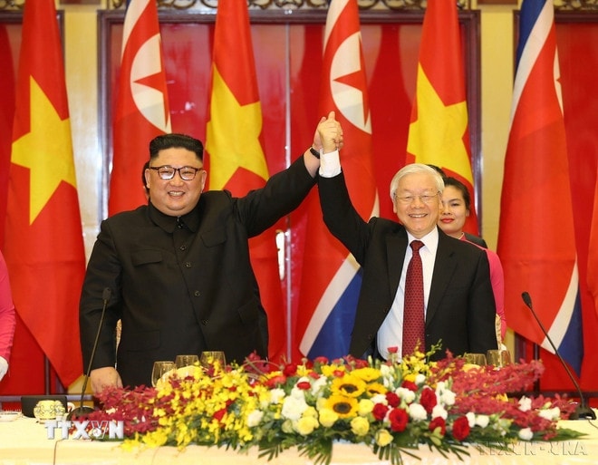 Dấu ấn quan trọng trong mối quan hệ hữu nghị truyền thống Việt Nam - Triều Tiên - ảnh 2 Hình ảnh: Dấu ấn quan trọng trong mối quan hệ hữu nghị truyền thống Việt Nam - Triều Tiên số 2