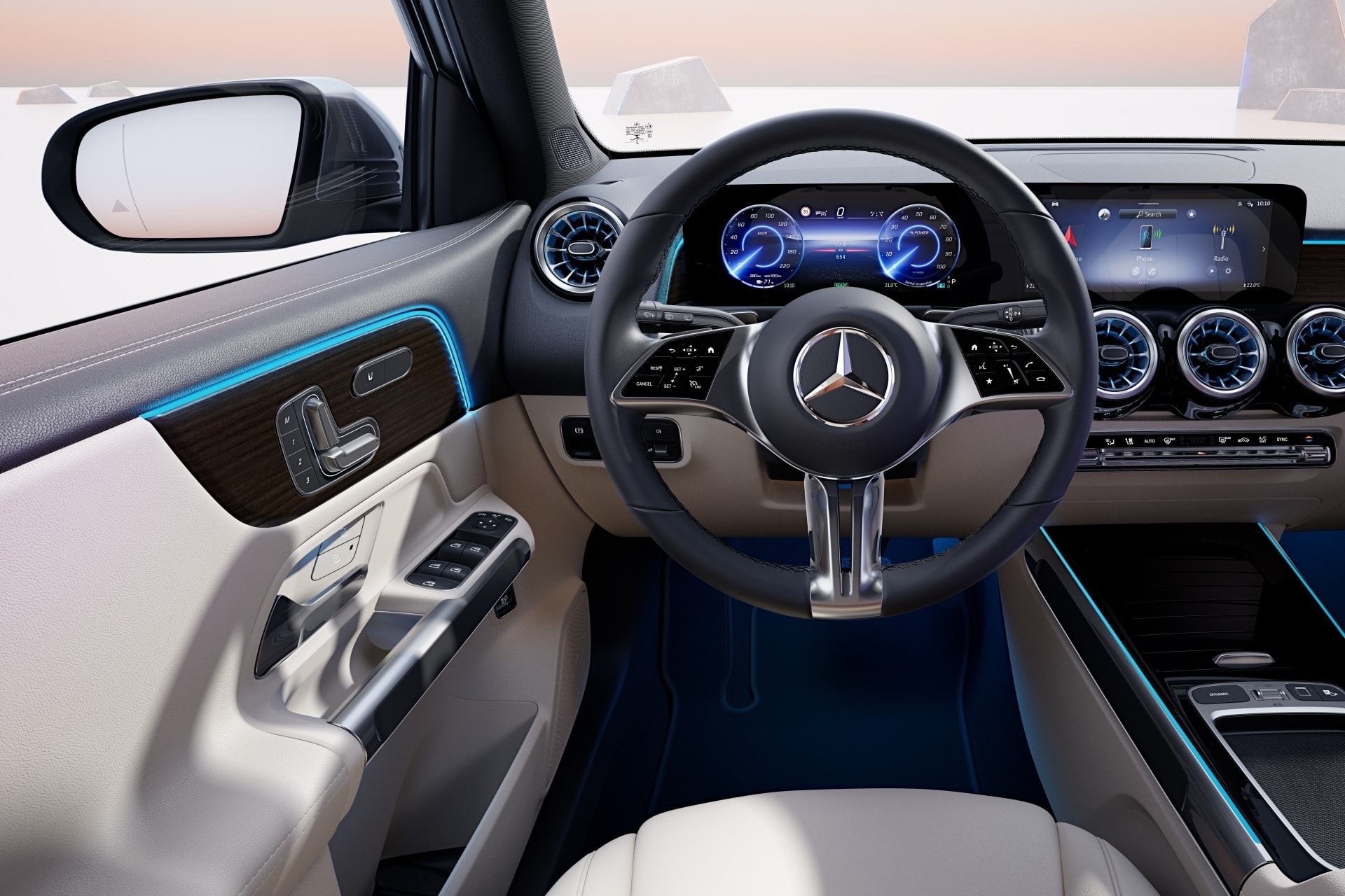 Nội thất phiên bản Mercedes-Benz EQB 250 FL 2025 Việt Nam - Ảnh: Mercedes-Benz