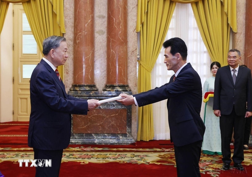 Dấu ấn quan trọng trong mối quan hệ hữu nghị truyền thống Việt Nam - Triều Tiên - ảnh 1 Hình ảnh: Dấu ấn quan trọng trong mối quan hệ hữu nghị truyền thống Việt Nam - Triều Tiên số 1