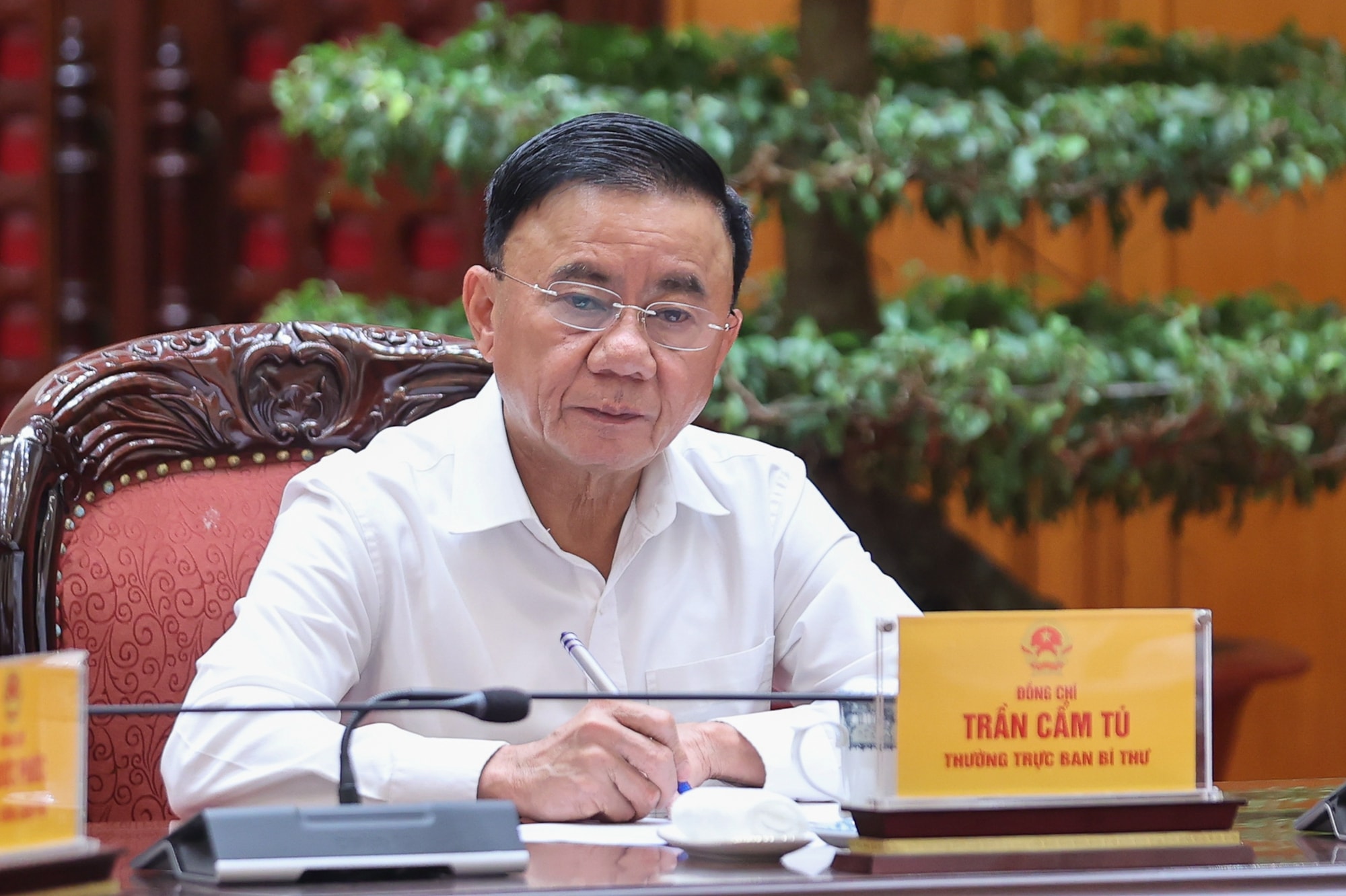 Thủ tướng chủ trì họp Thường trực Chính phủ: Triển khai ngay nhiều giải pháp cấp bách khắc phục hậu quả bão lũ- Ảnh 3. Thủ tướng chủ trì họp Thường trực Chính phủ: Triển khai ngay nhiều giải pháp cấp bách khắc phục hậu quả bão lũ- Ảnh 3.