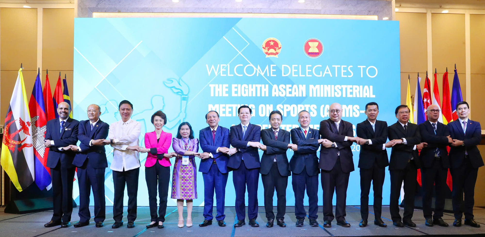 Hội nghị Bộ trưởng ASEAN về thể thao lần thứ 8: Đoàn kết, hợp tác, phát triển bền vững- Ảnh 4. Hội nghị Bộ trưởng ASEAN về thể thao lần thứ 8: Đoàn kết, hợp tác, phát triển bền vững- Ảnh 4.
