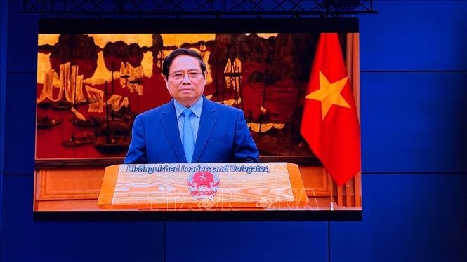 Thủ tướng Phạm Minh Chính gửi thông điệp tới hội nghị UNCTAD16- Ảnh 1. Thủ tướng Phạm Minh Chính gửi thông điệp tới hội nghị UNCTAD16- Ảnh 1.
