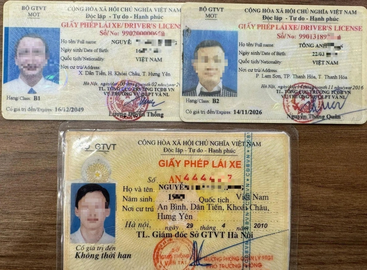 giấy phép lái xe