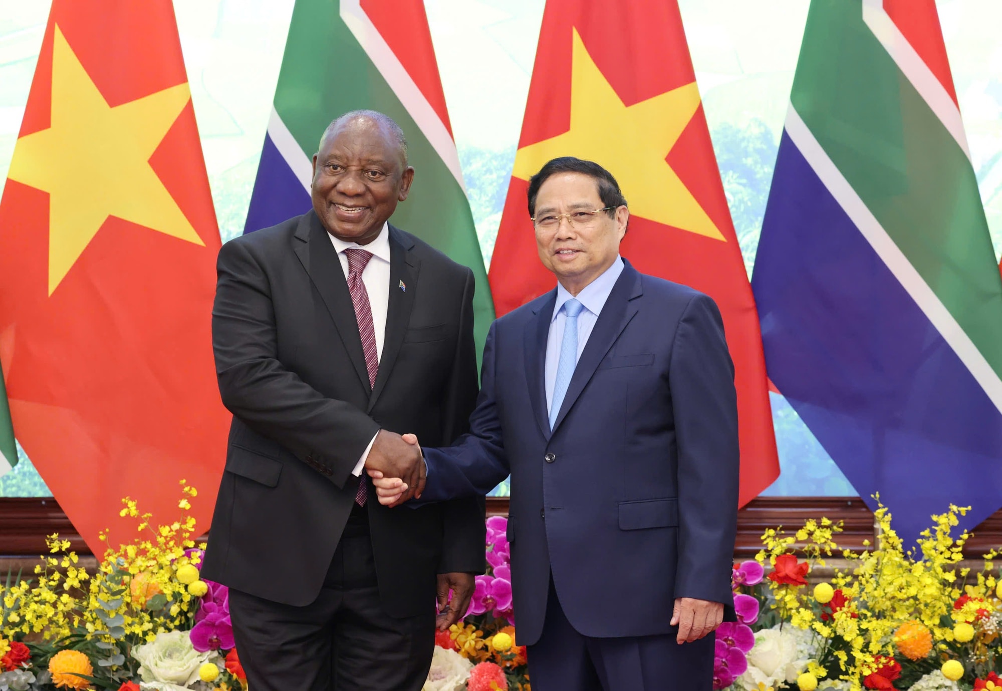 Việt Nam - Nam Phi: Nâng cấp quan hệ lên Đối tác Chiến lược ngay trong năm 2025 - ảnh 1 Hình ảnh: Việt Nam - Nam Phi: Nâng cấp quan hệ lên Đối tác Chiến lược ngay trong năm 2025 số 1