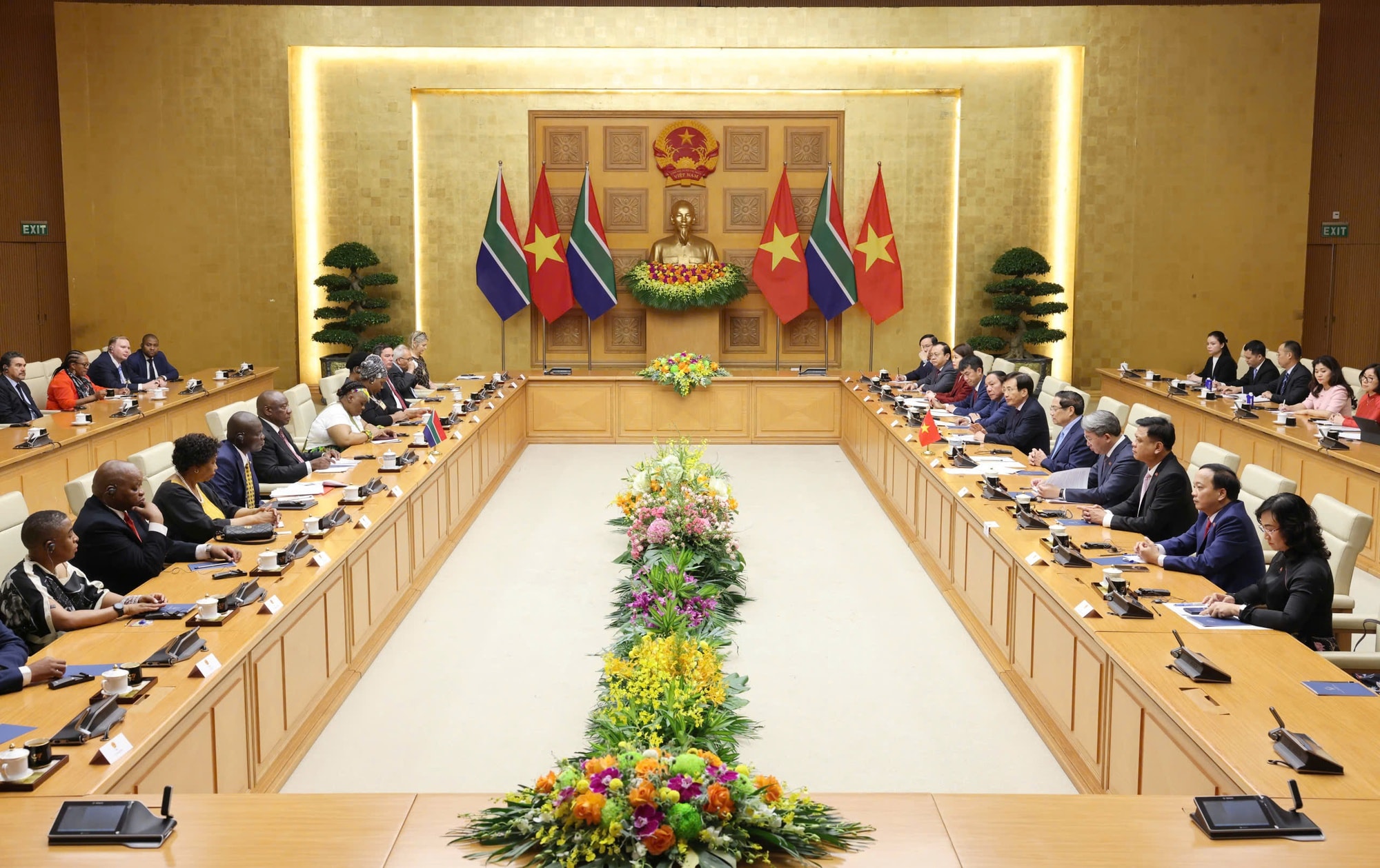 Việt Nam - Nam Phi: Nâng cấp quan hệ lên Đối tác Chiến lược ngay trong năm 2025 - ảnh 3 Hình ảnh: Việt Nam - Nam Phi: Nâng cấp quan hệ lên Đối tác Chiến lược ngay trong năm 2025 số 3