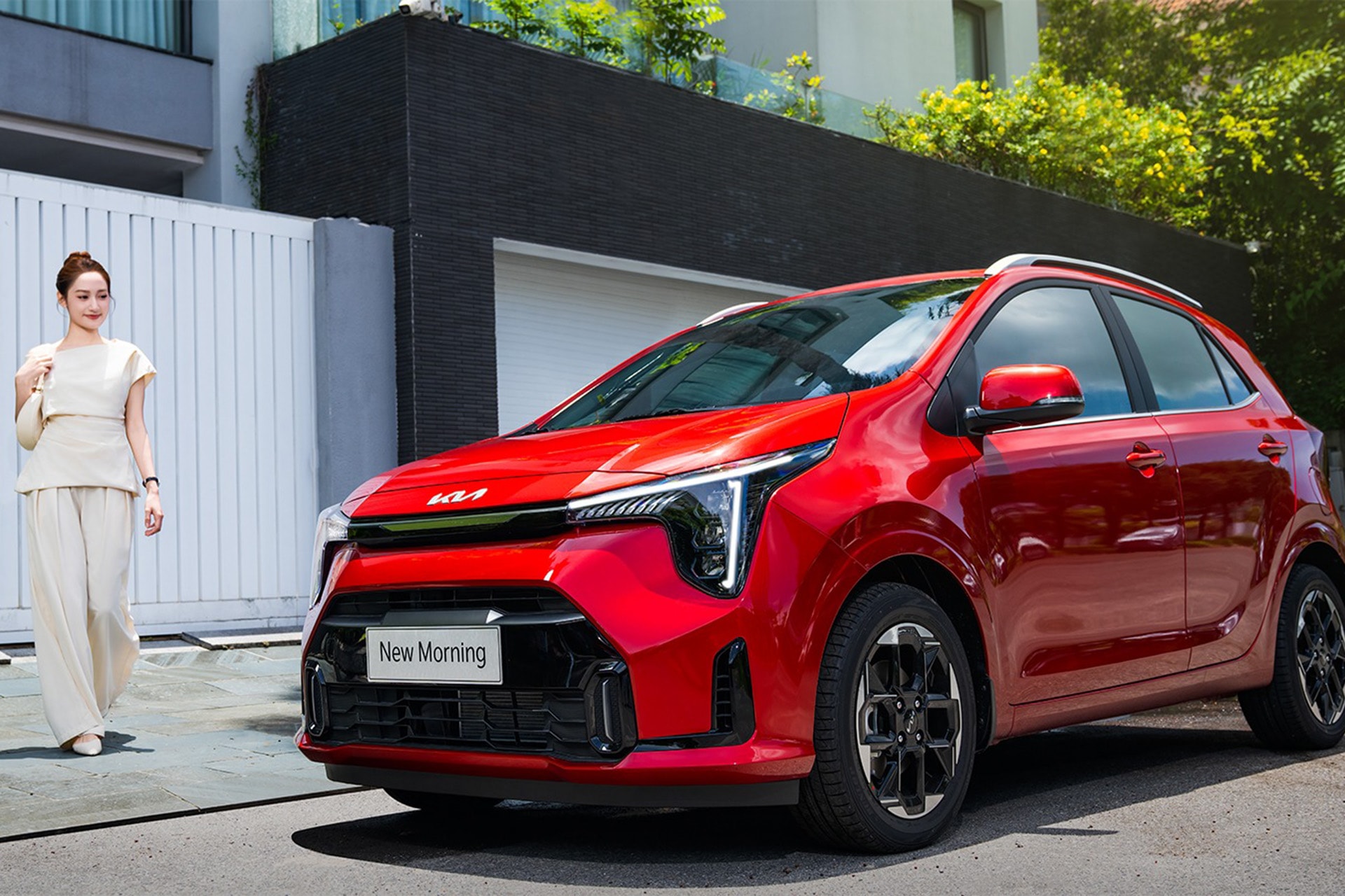 Mẫu xe Kia Morning vừa ra mắt phiên bản nâng cấp mới 2025 song vẫn chưa thể vực dậy doanh số - Ảnh: Thaco Auto