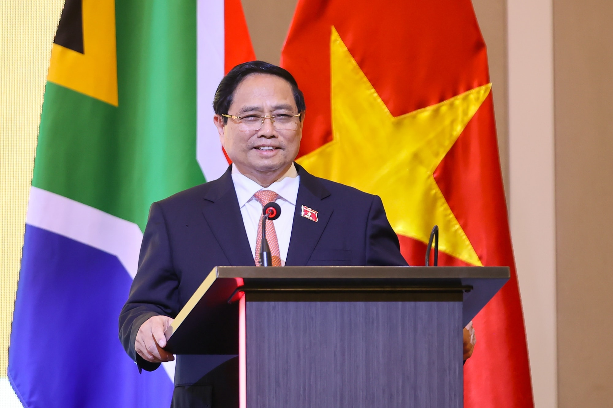 Thủ tướng Phạm Minh Chính và Tổng thống Nam Phi kêu gọi doanh nghiệp 2 nước đẩy mạnh kết nối, đầu tư- Ảnh 2.