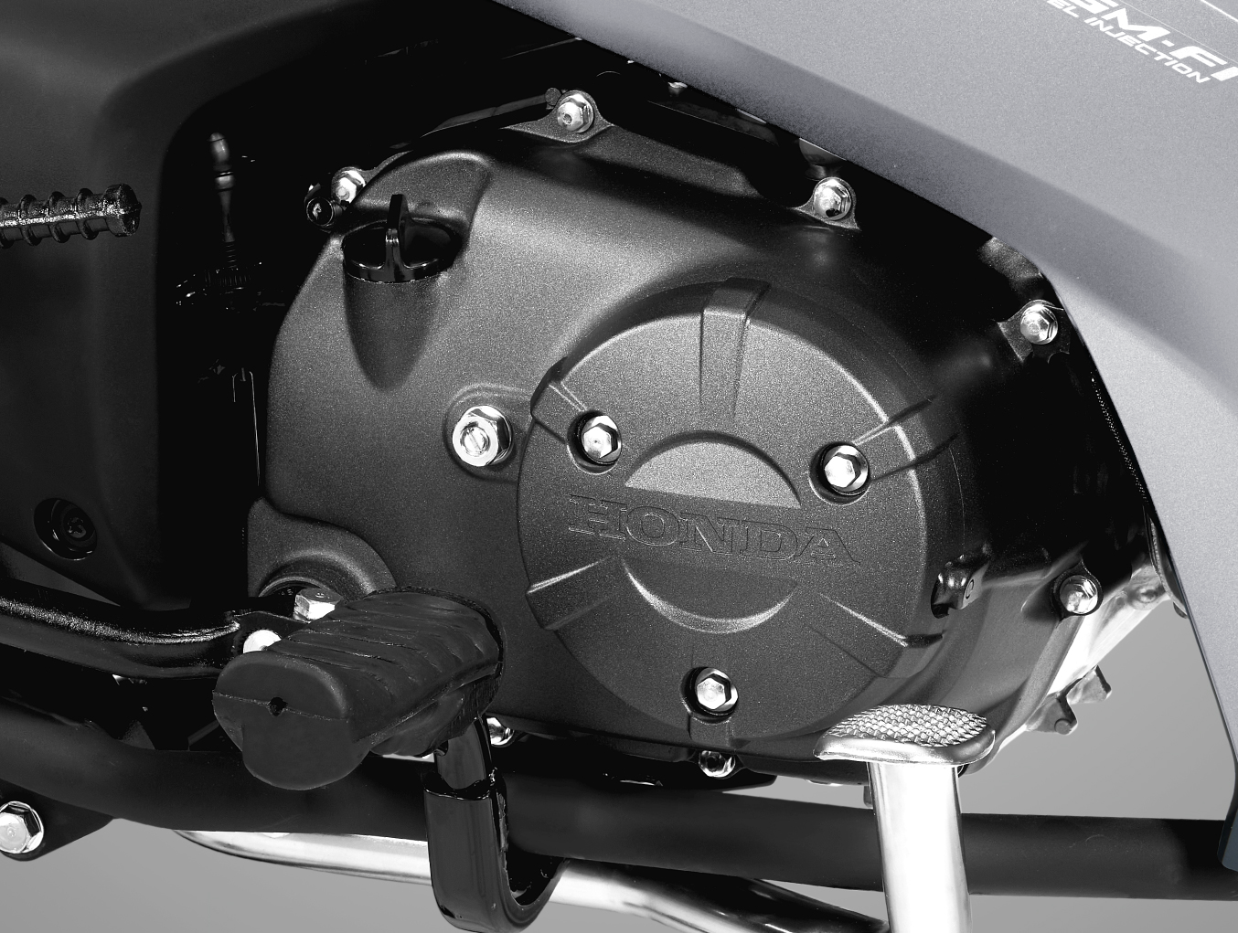 Động cơ Future 125 FI 2026 có mức tiêu thụ nhiên liệu thấp - Ảnh: HVN