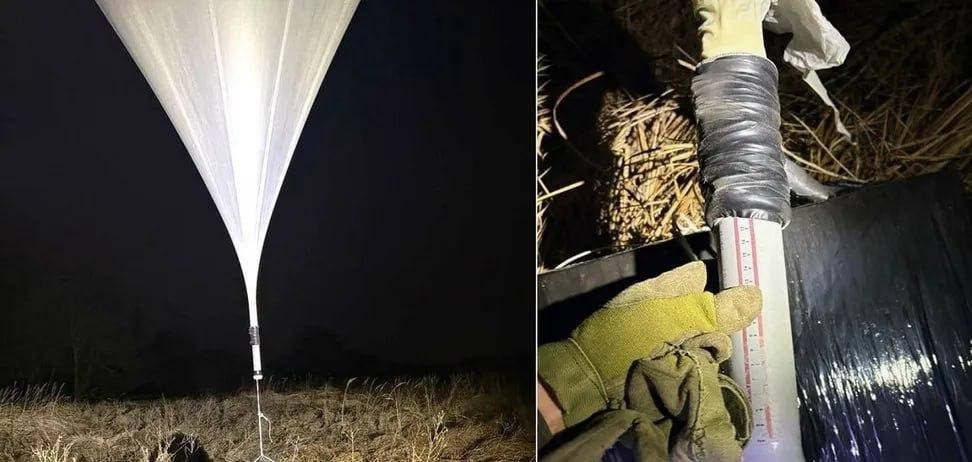 Một khinh khí cầu được phát hiện tại Lithuania. Ảnh: X/ZMiST