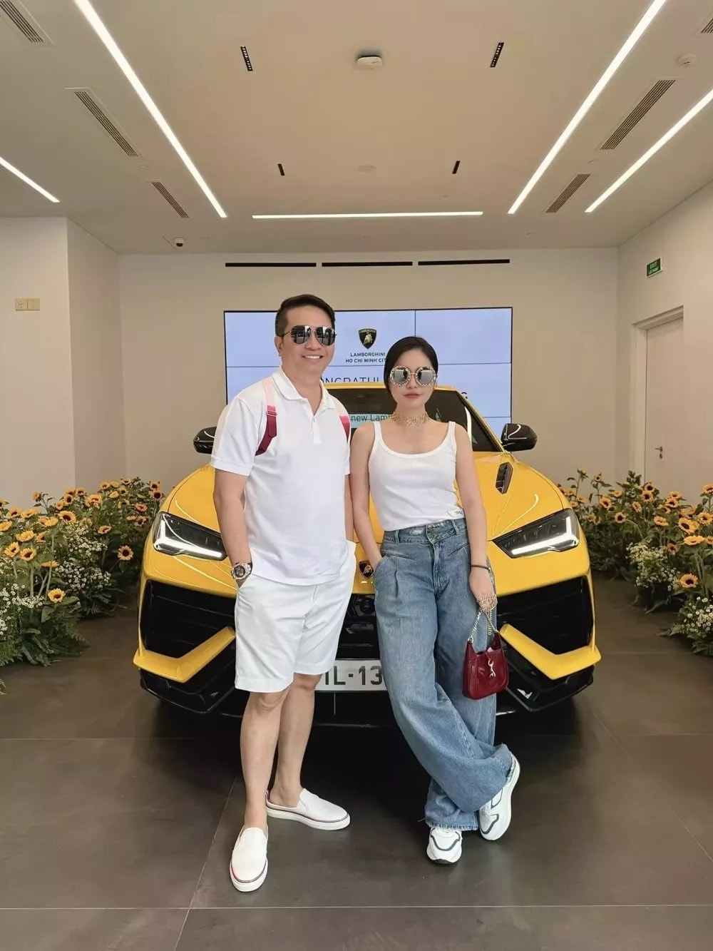 Chiếc xe Lamborghini Urus Performante.