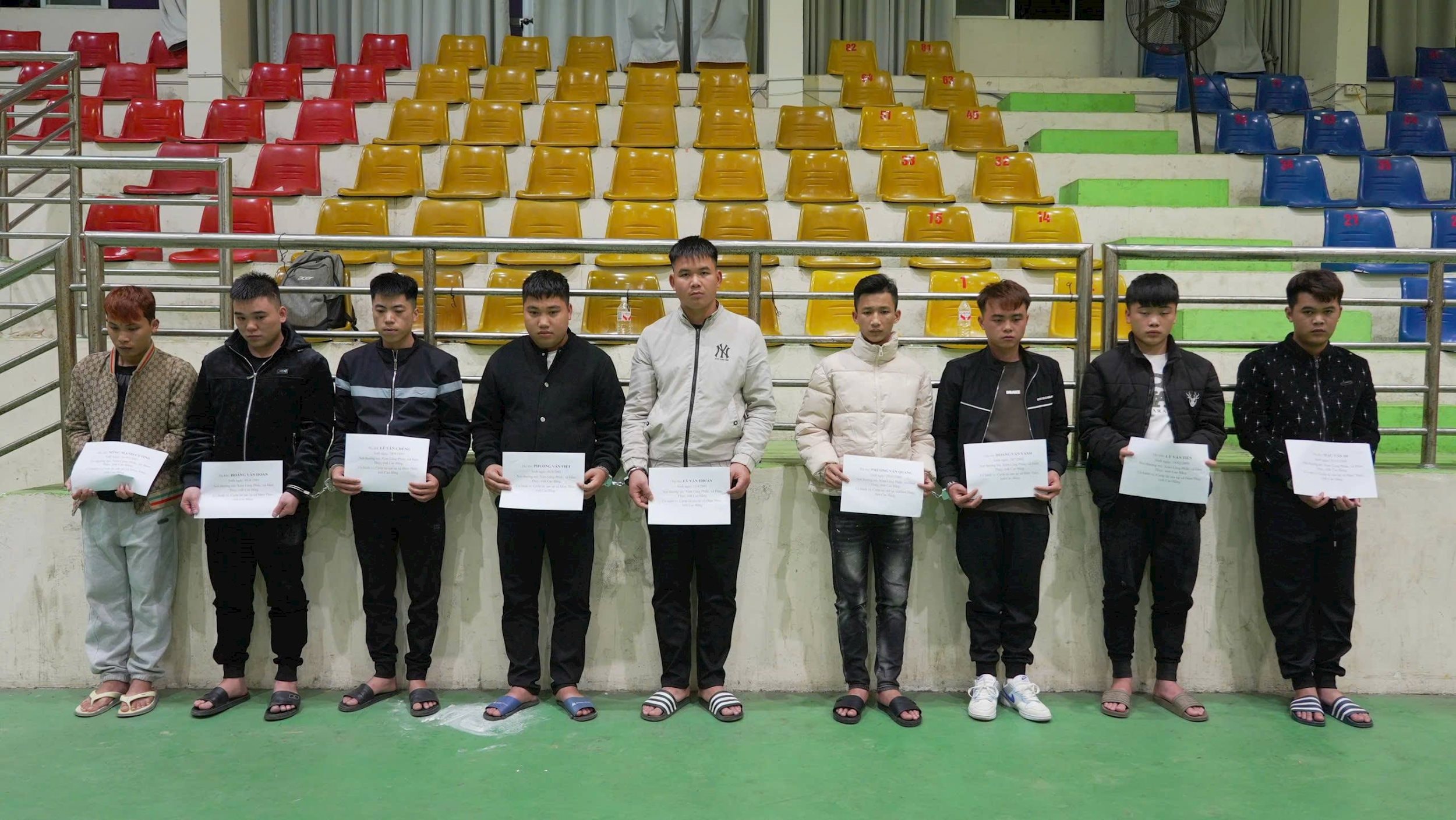 09 đối tượng thực hiện hành vi cướp tài sản bị lực lượng Công an bắt giữ