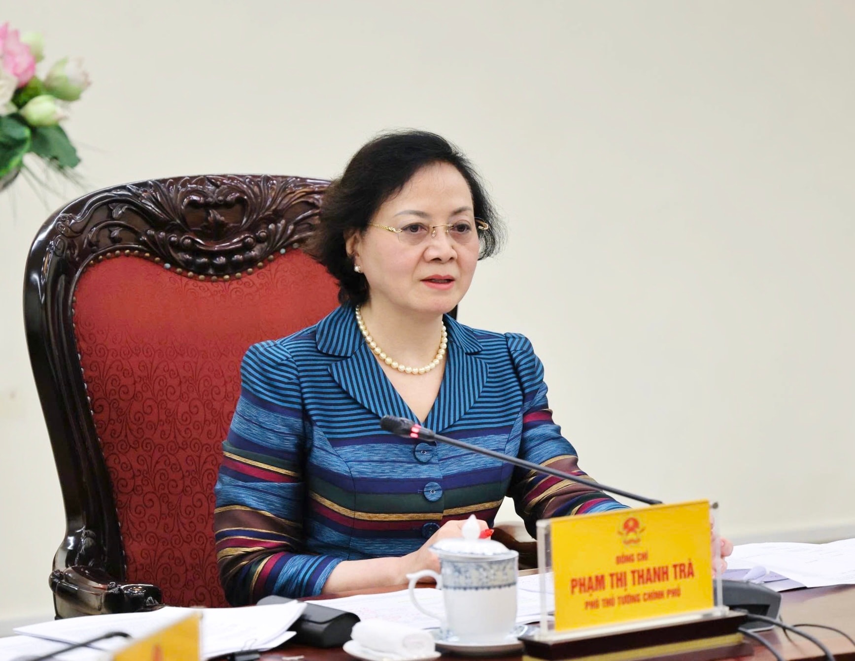 Phó Thủ tướng Phạm Thị Thanh Trà yêu cầu Bộ Nội vụ tăng tốc tiến độ các nhiệm vụ cuối năm- Ảnh 1.