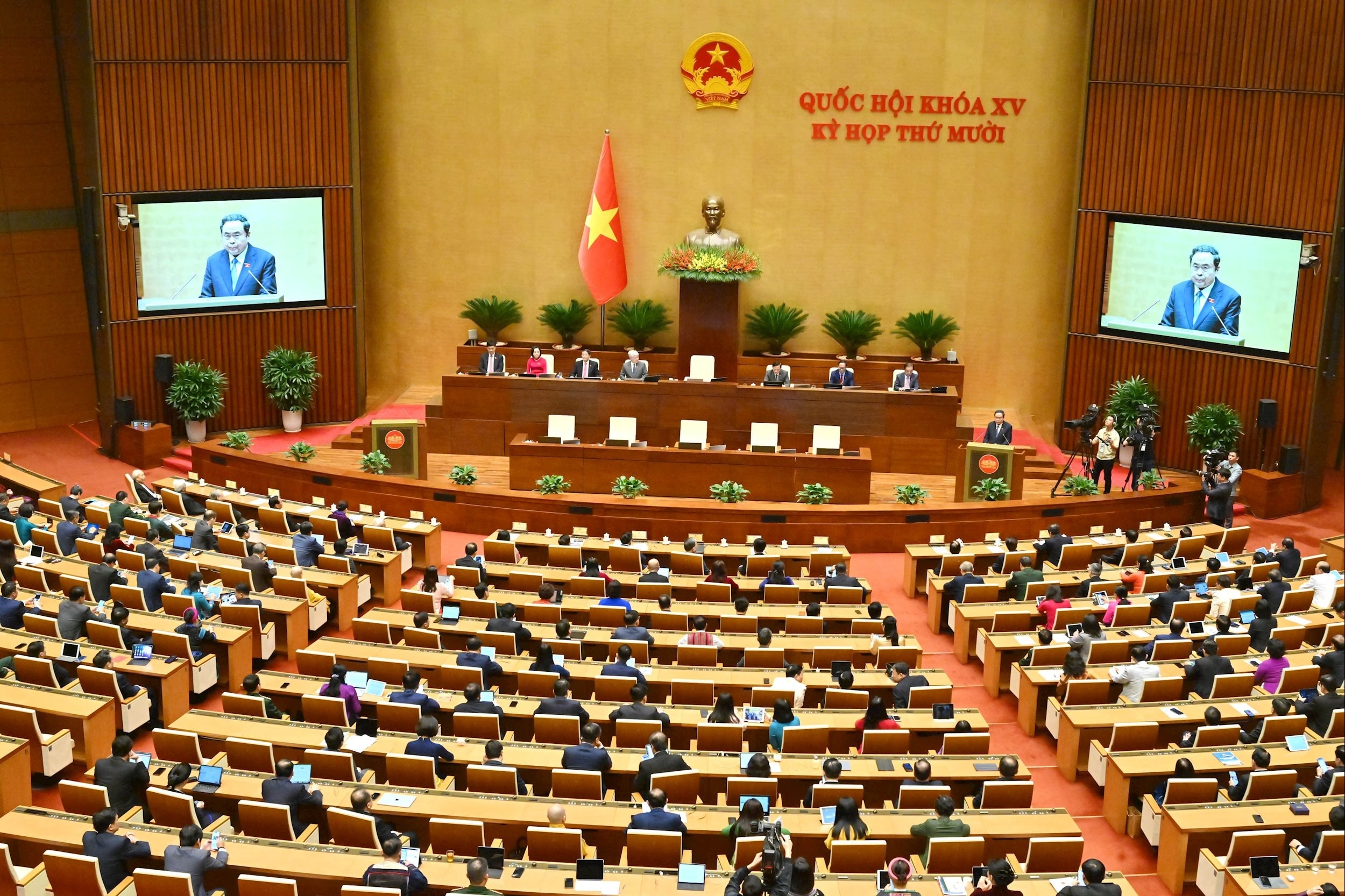 Chủ tịch Quốc hội Trần Thanh Mẫn phát biểu bế mạc