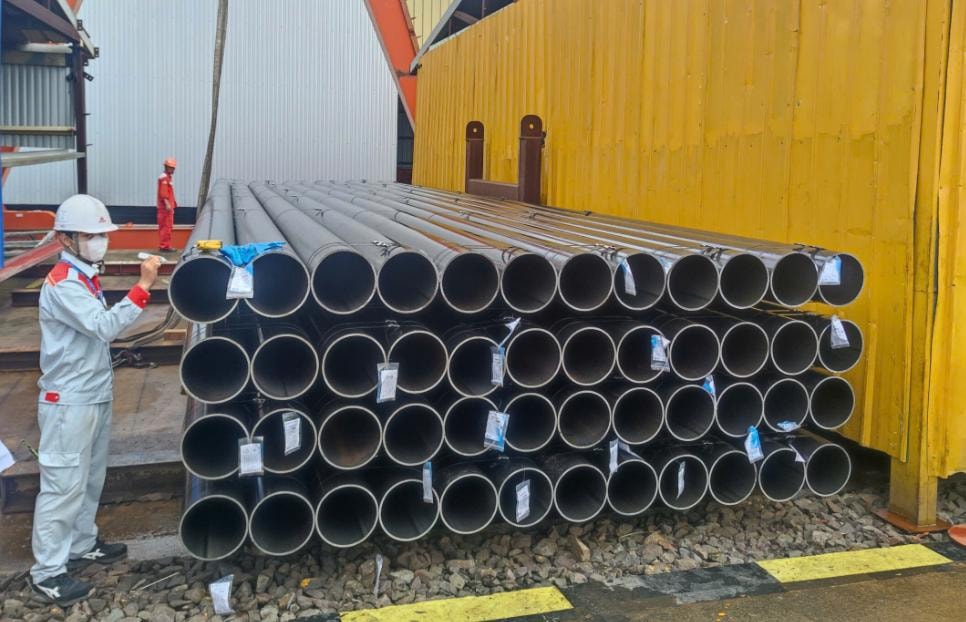 Ống thép cỡ lớn Hòa Phát vào công trình APEC 2027