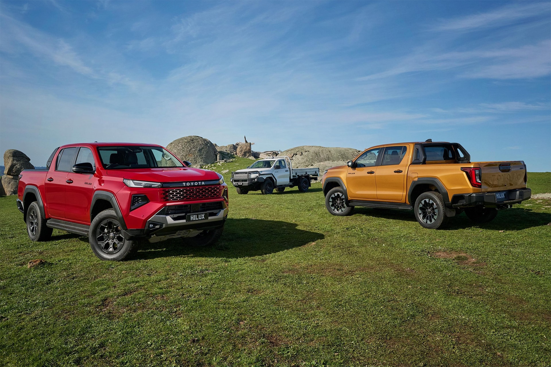 Mẫu xe Toyota Hilux 2026 tại thị trường Australia với cả biến thể cabin đơn và cabin đôi - Ảnh: Carexpert