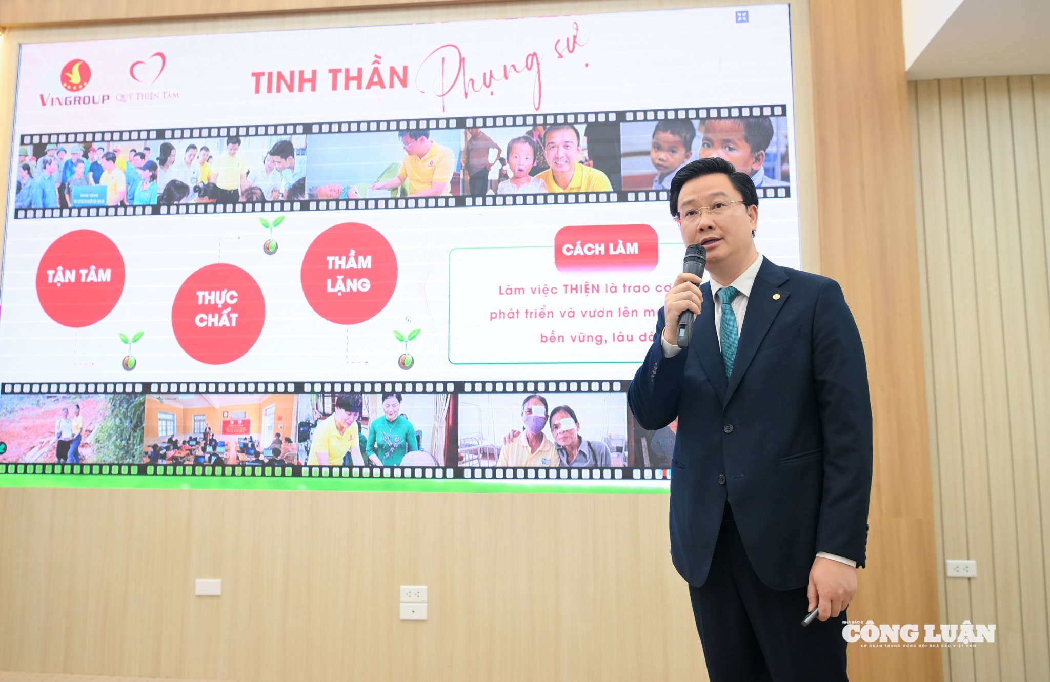 Pháº§n thuyáº¿t trÃ¬nh cá»§a Äáº¡i diá»n dá»± Ã¡n Quá»¹ Thiá»n tÃ¢m