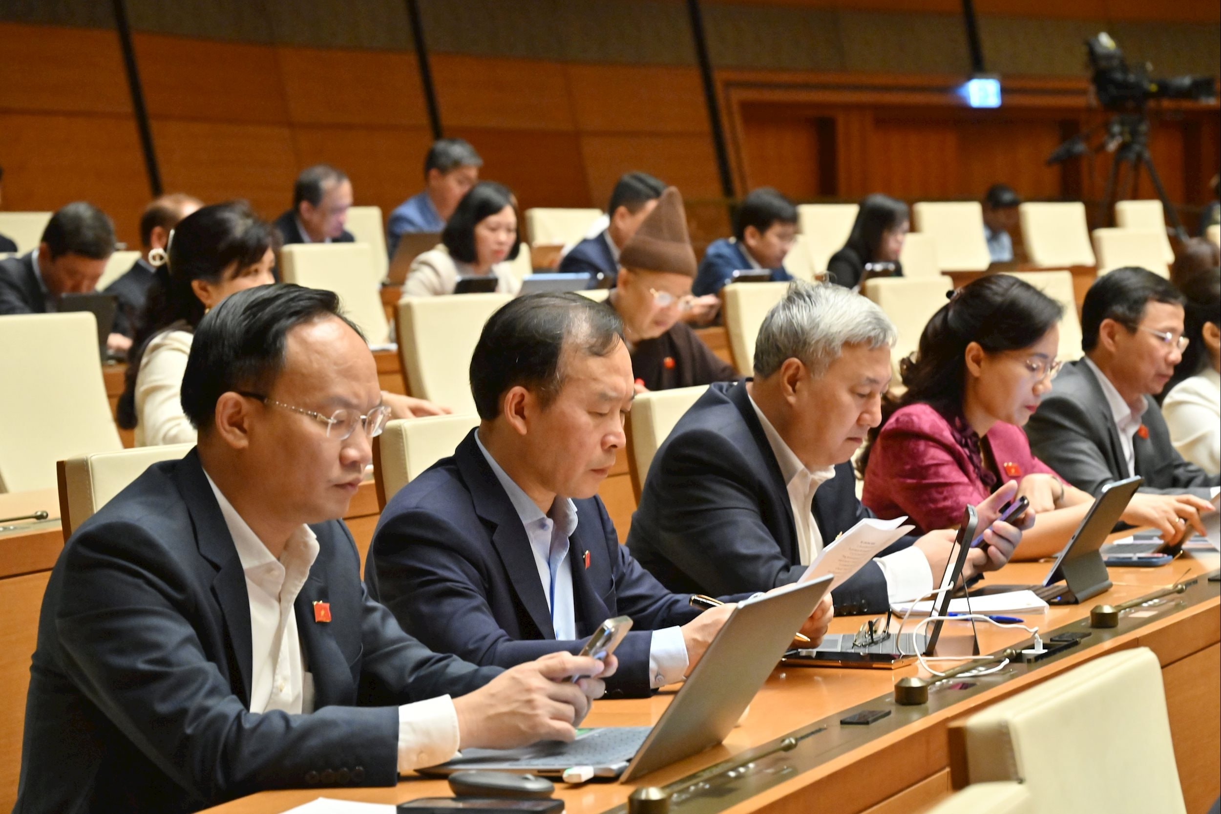 Các đại biểu tại phiên họpVQK_3352