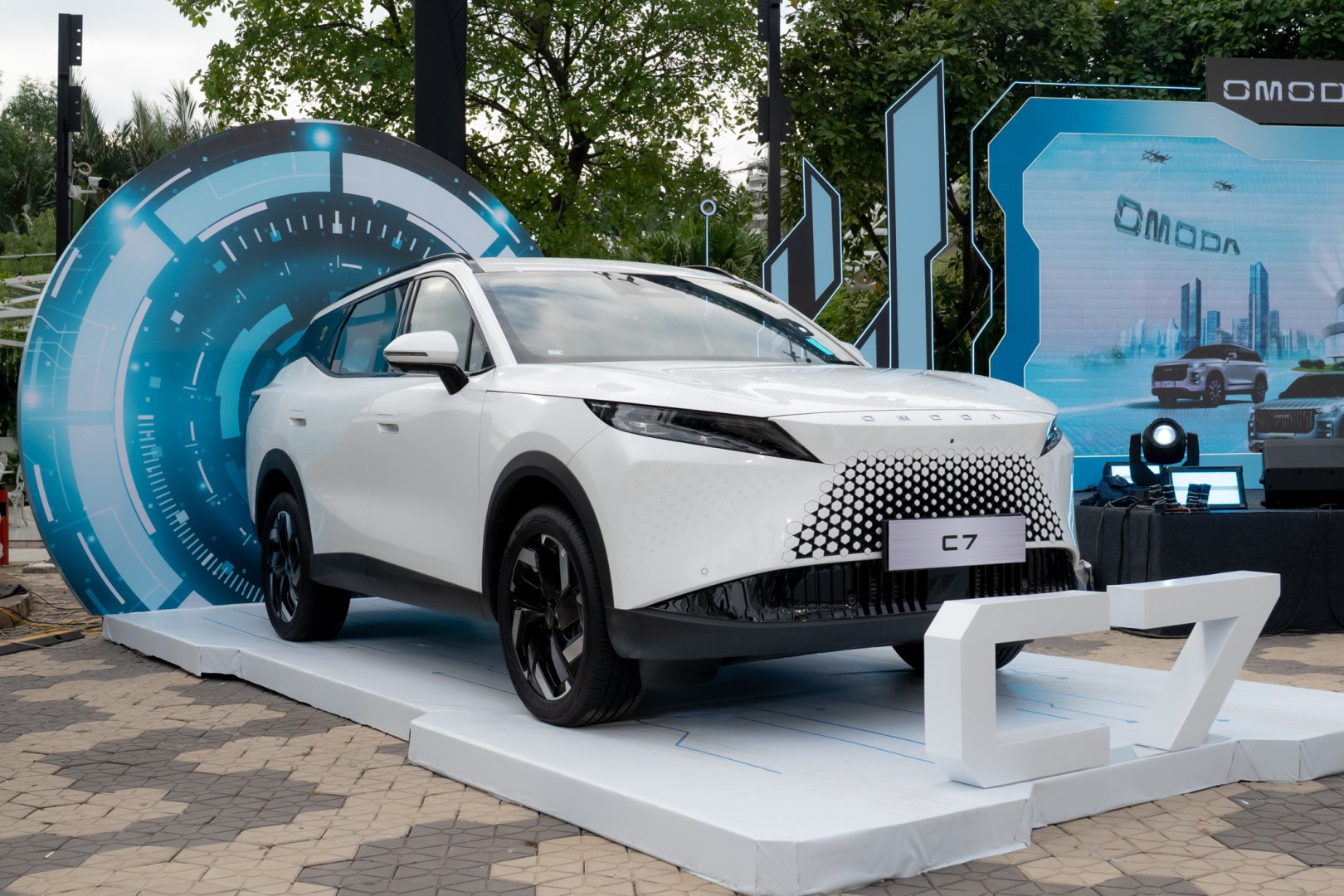 Mẫu xe Omoda C7 cũng nằm trong kế hoạch sản phẩm mới năm 2026 - Ảnh: OJV