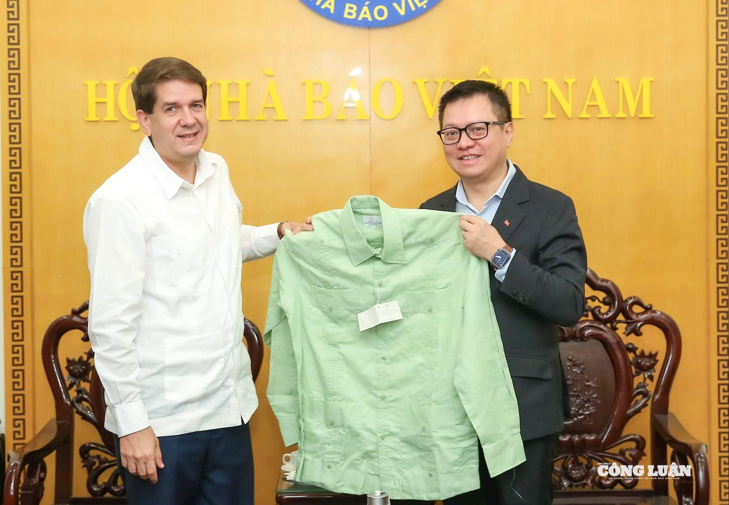 Hình ảnh: Đoàn đại biểu Thông tấn xã Prensa Latina thăm Hội Nhà báo Việt Nam nhân kỷ niệm 65 năm quan hệ ngoại giao Việt Nam – Cuba số 6