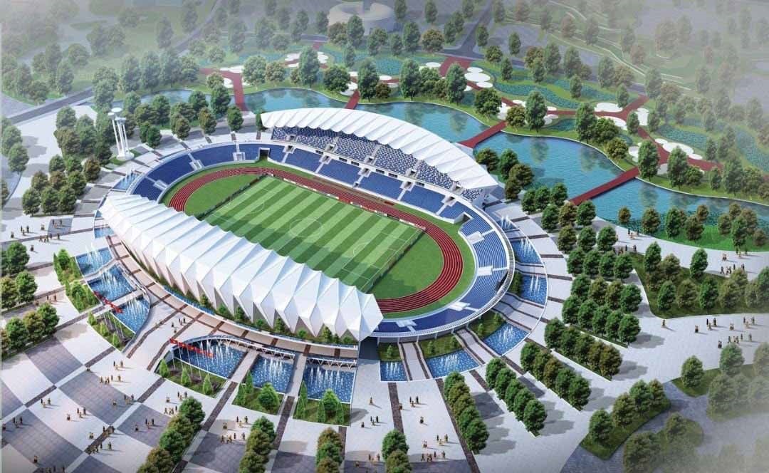 ទិដ្ឋភាពទូទៅនៃពហុកីឡដ្ឋាន Thai Nguyen