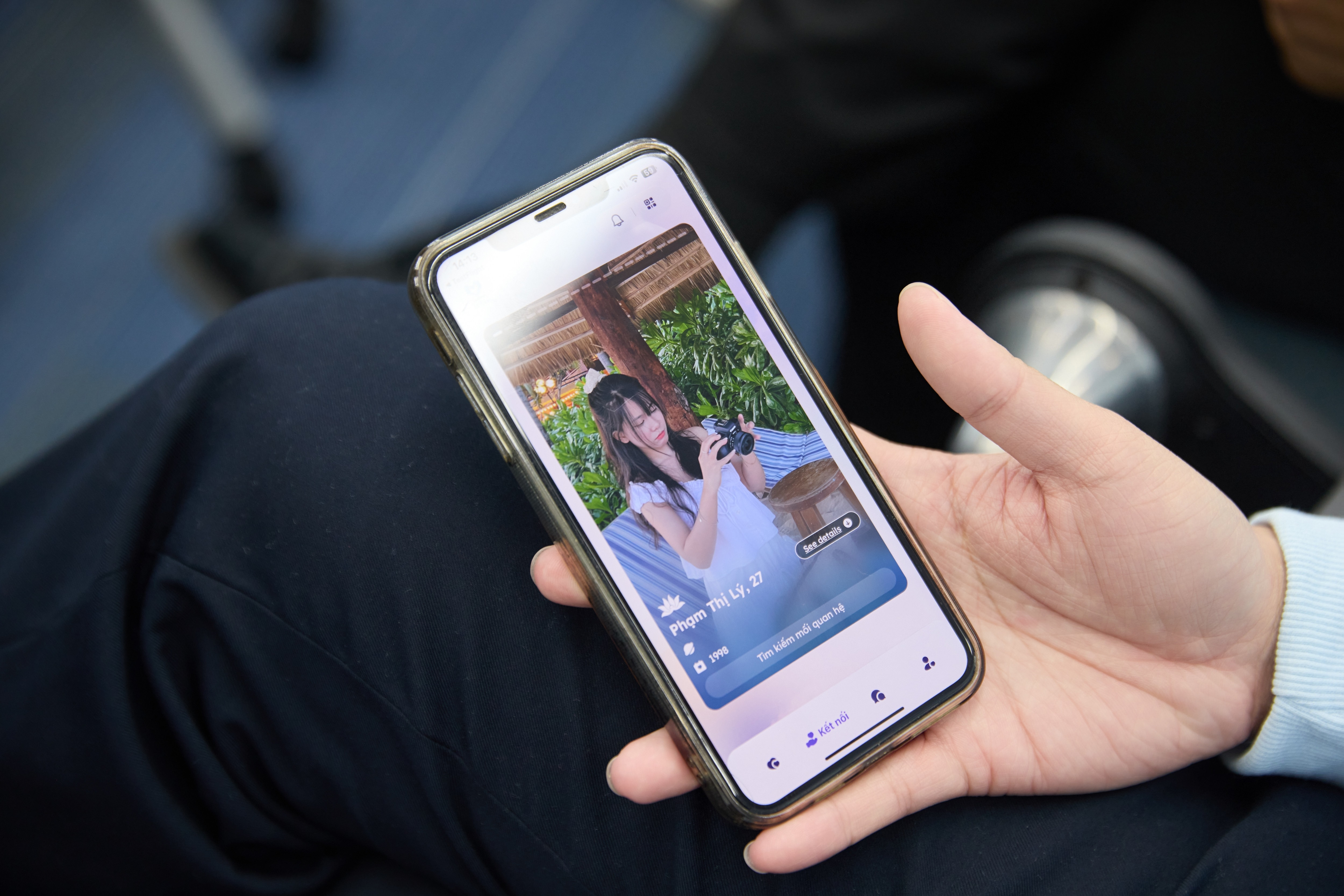 5. Ứng dụng MAYBE được sử dụng để tạo hồ sơ và kết nối giữa người tham dự trong chương trình.