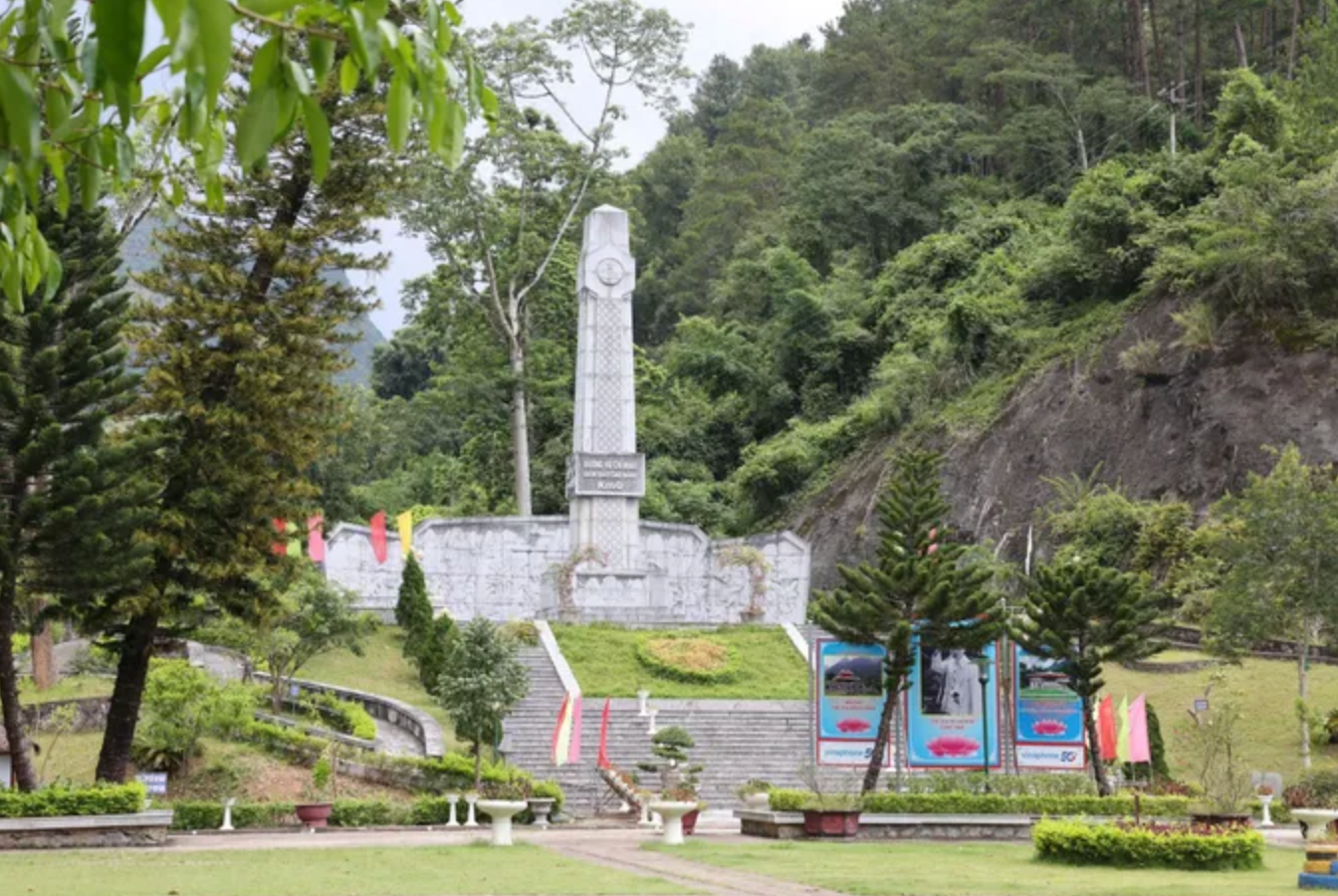 Značka Km0 Ho Či Minovy stezky se nachází v Národní historické památkě Pac Bo. Foto: Quang Phuc