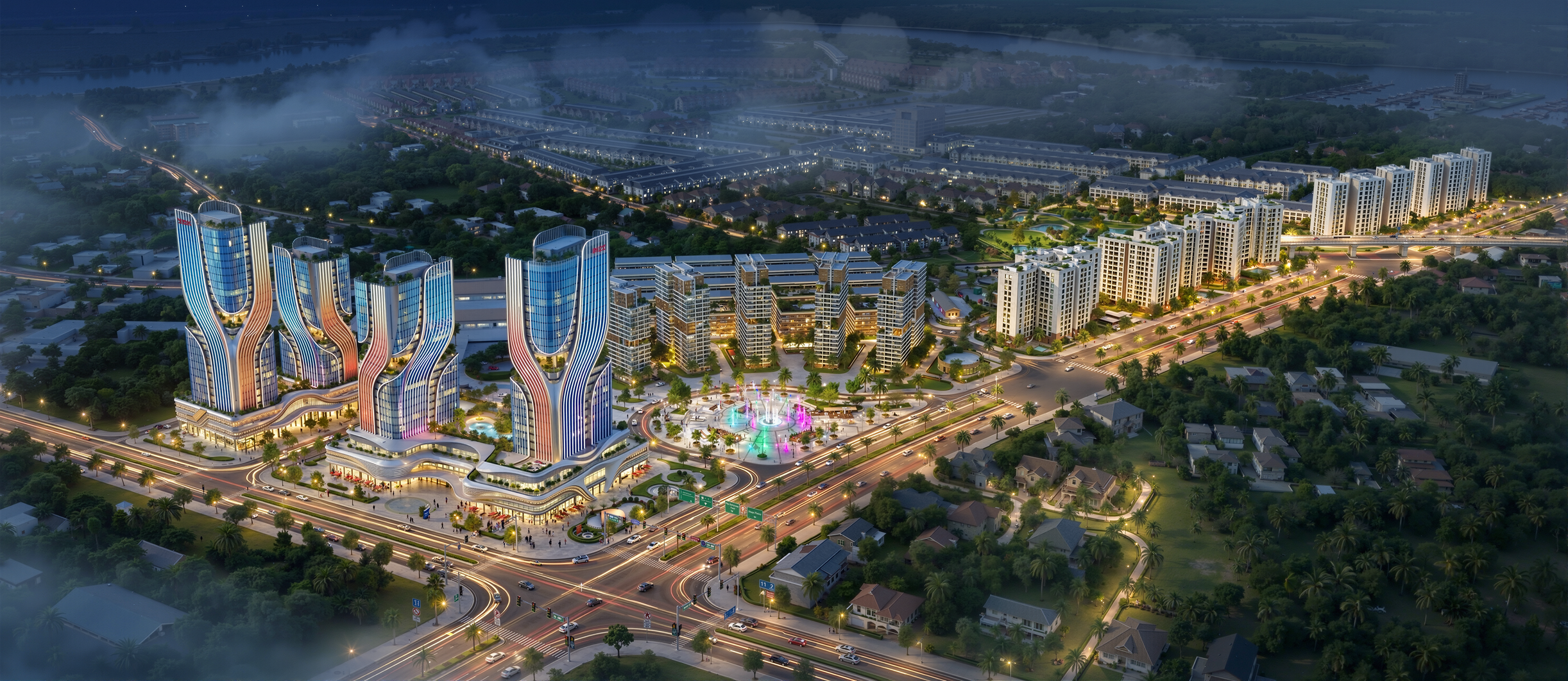 អគារពាណិជ្ជកម្ម និងសេវាកម្មកម្ពស់ ៤០ ជាន់ ដែលបំបែកកំណត់ត្រាថ្មី នៅភាគខាងជើងនៃទីក្រុងហូជីមិញ។