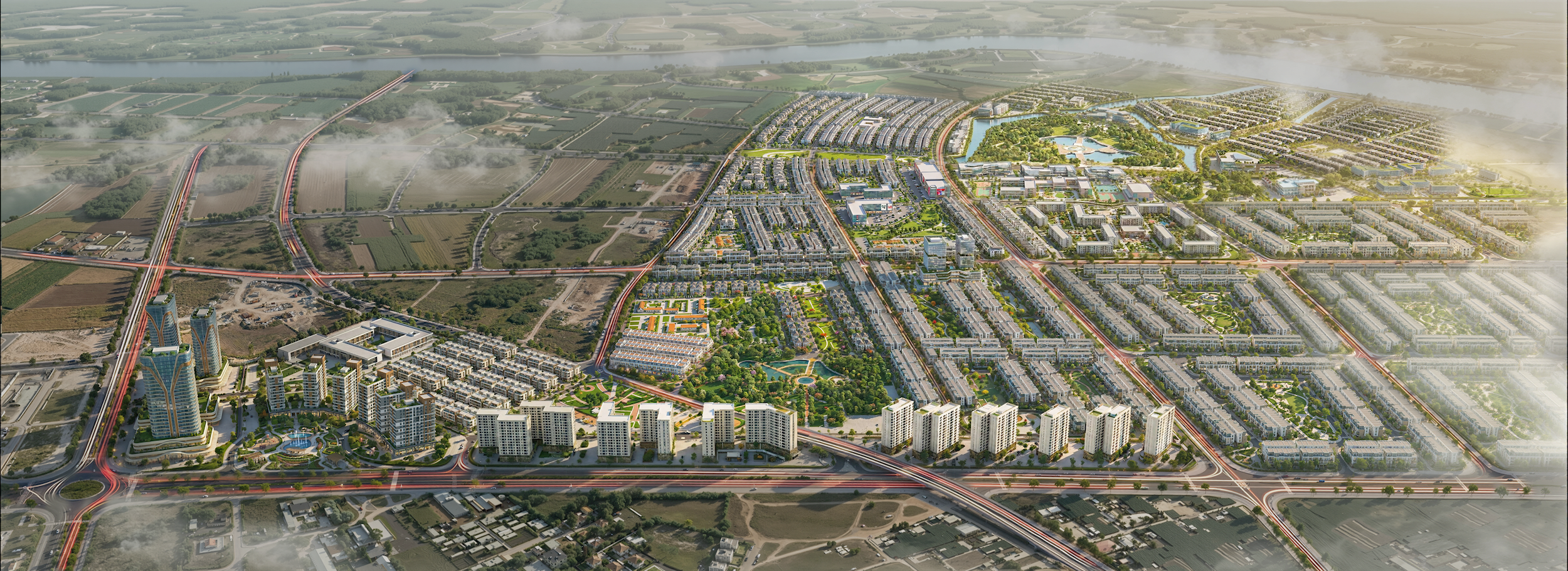 គម្រោងនេះមានទីតាំងនៅចំណុចប្រសព្វចរាចរណ៍។