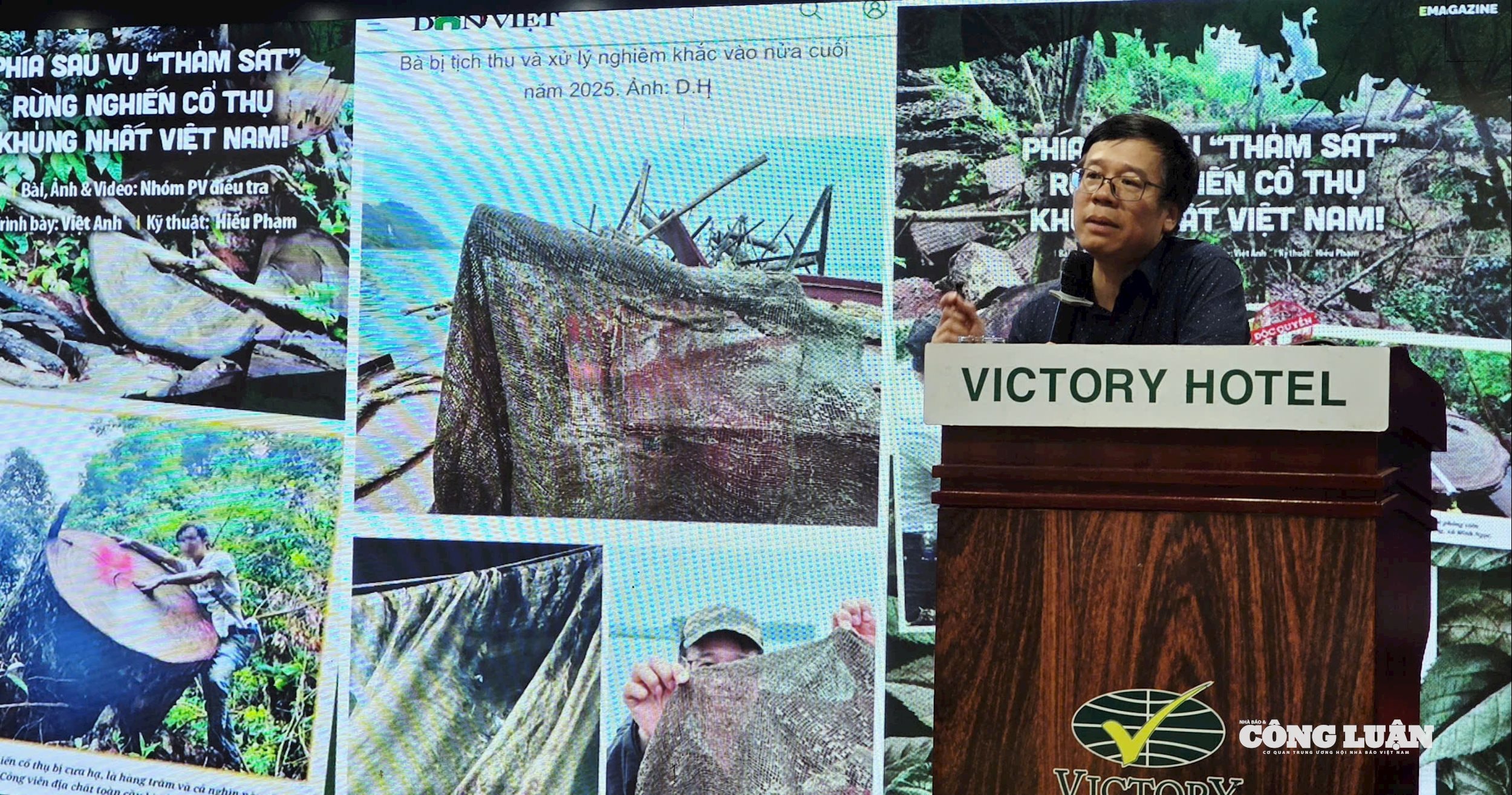 Thà báo Đỗ Doãn Hoàng, cần phải hết sức quyết liệt và thống nhất trong tư duy hình ảnh của người làm báo để “tạo hiệu ứng” cho tác phẩm báo chí. (Ảnh: CK)