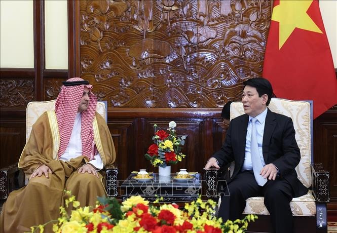 Chủ tịch nước Lương Cường tiếp các Đại sứ Saudi Arabia và Philippines chào từ biệt