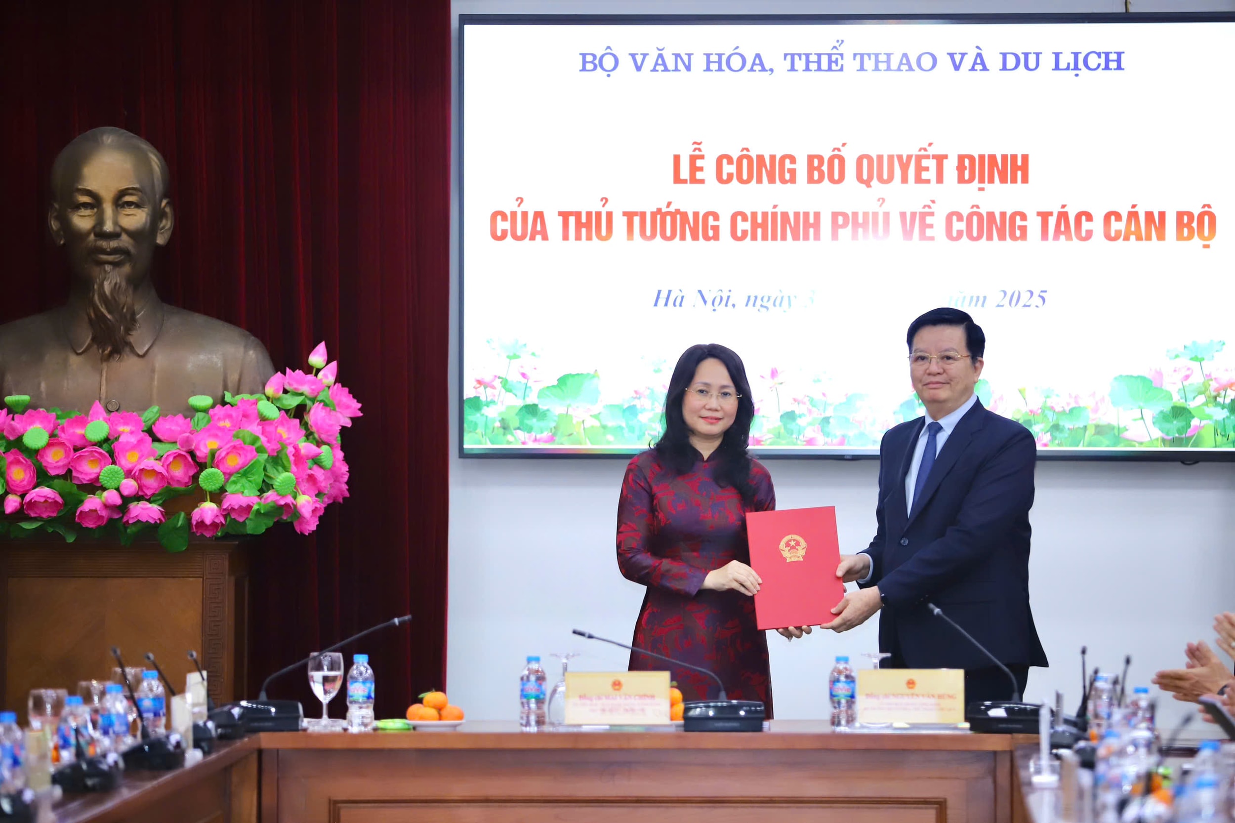 Bổ nhiệm bà Lâm Thị Phương Thanh giữ chức Thứ trưởng Thường trực Bộ Văn hóa, Thể thao và Du lịch