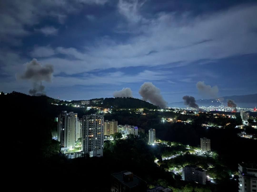 Beberapa lokasi di Venezuela telah disasarkan oleh serangan udara AS pada malam 3 Januari. Foto: X/crownintelgroup