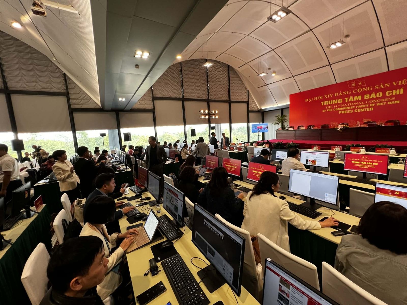 Hình ảnh: Khai trương Trung tâm Báo chí Đại hội XIV của Đảng số 2