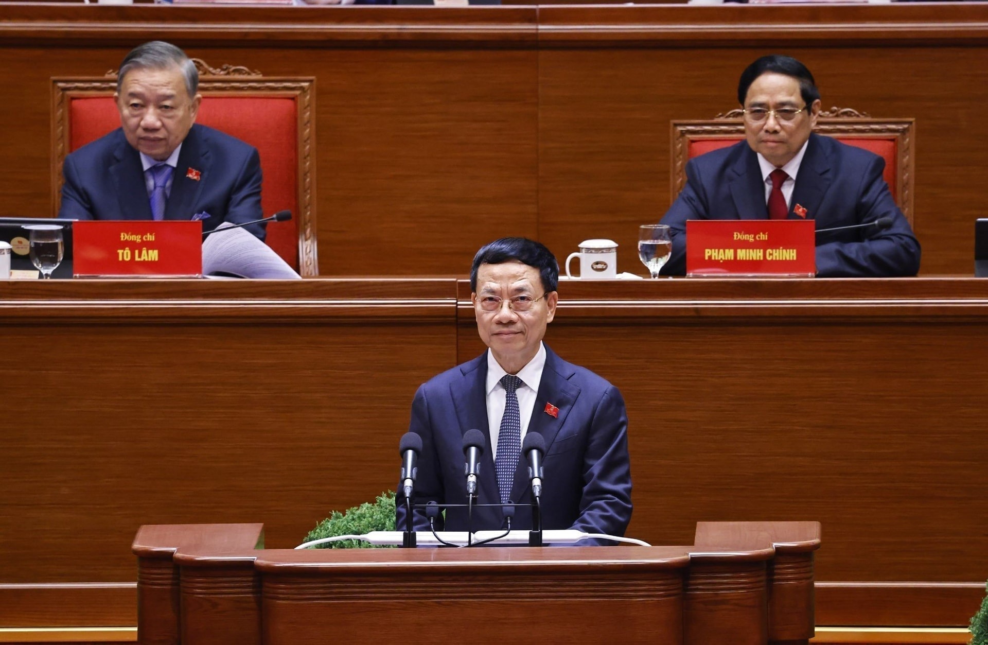 Hình ảnh: Khoa học công nghệ, đổi mới sáng tạo và chuyển đổi số - bộ ba động lực trung tâm của mô hình tăng trưởng mới số 1