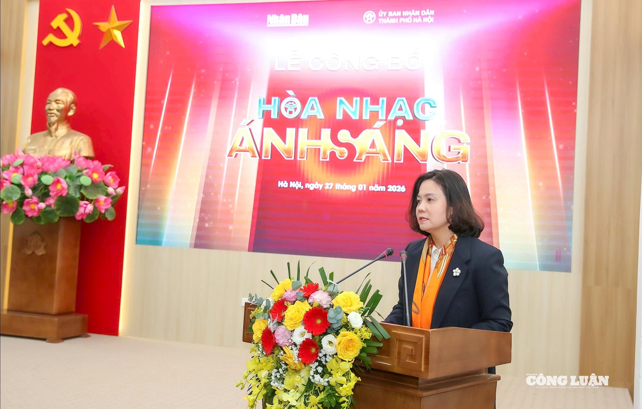 Hòa nhạc Ánh sáng – Chào năm mới 2026: Điểm nhấn văn hóa nghệ thuật đặc biệt đón Xuân Bính Ngọ - ảnh 4 Hình ảnh: Hòa nhạc Ánh sáng – Chào năm mới 2026: Điểm nhấn văn hóa nghệ thuật đặc biệt đón Xuân Bính Ngọ số 4