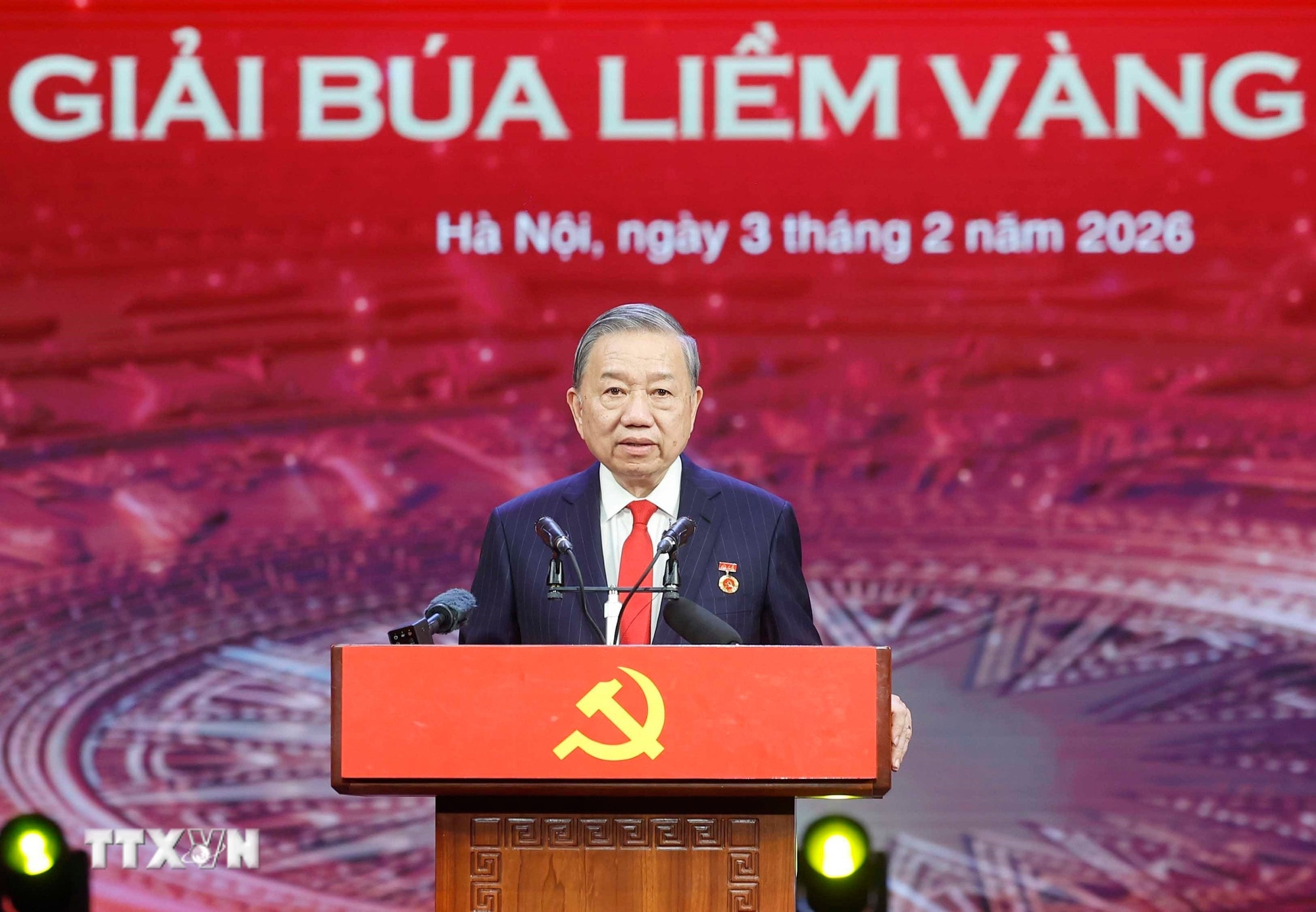 Hình ảnh: Phát biểu của Tổng Bí thư Tô Lâm tại Lễ tuyên dương Bí thư chi bộ xuất sắc năm 2026 và trao Giải báo chí toàn quốc về xây dựng Đảng lần thứ X số 1