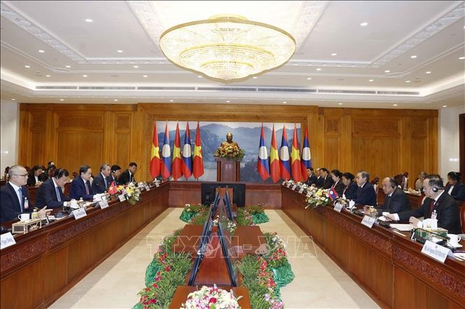 Hình ảnh: Tiếp tục khẳng định quan hệ đặc biệt, gắn kết chiến lược giữa hai nước Việt Nam - Lào số 2