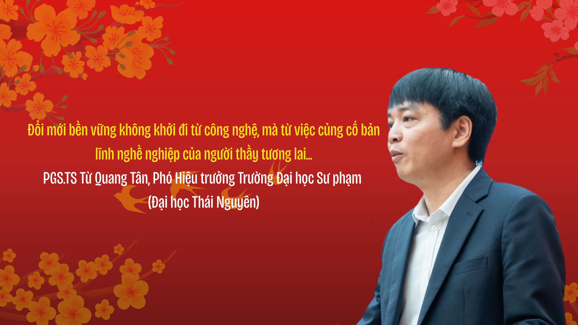 Đỏ Vàng Hiện Đại Năm Mới Phông Nền