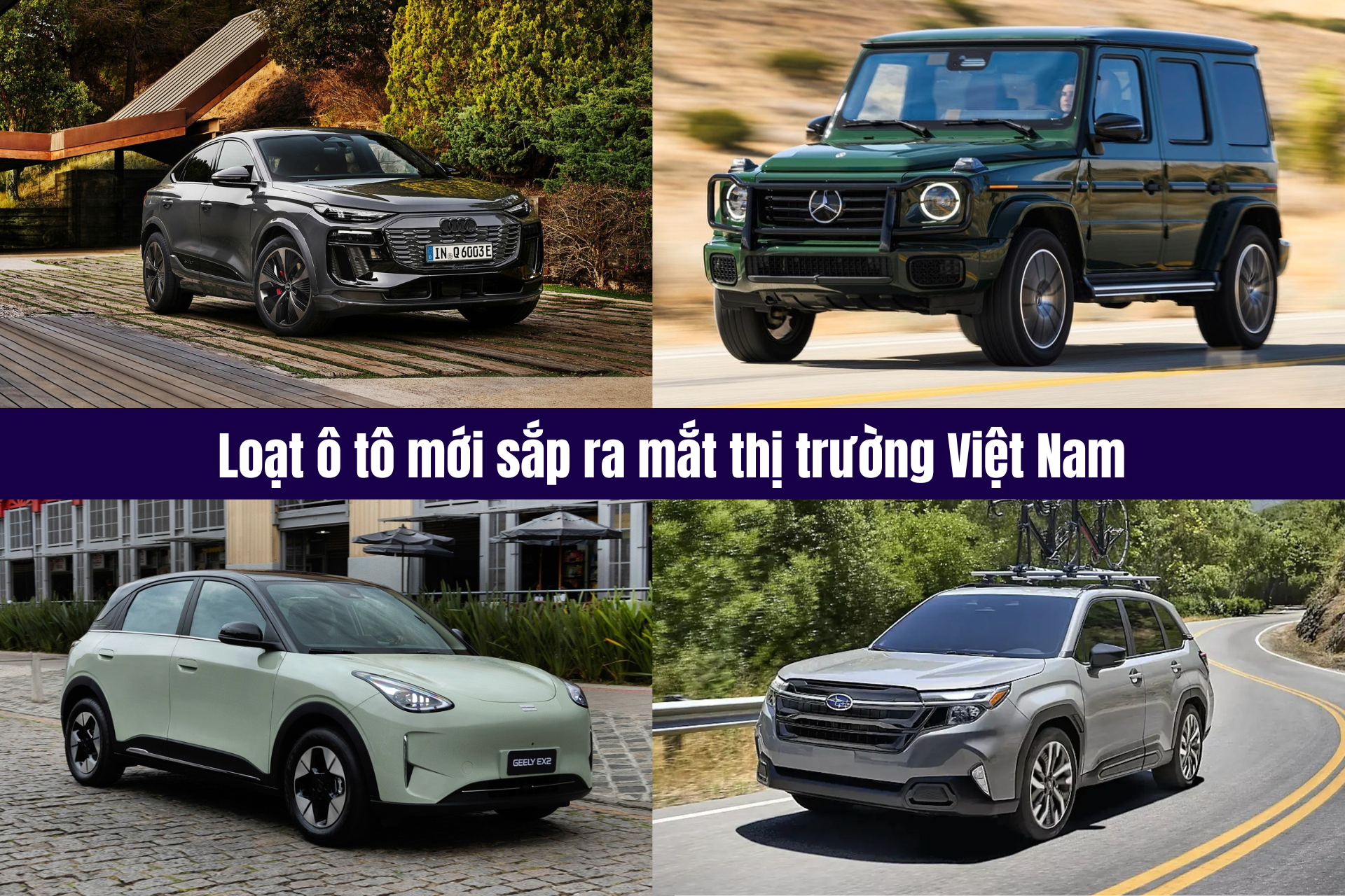 Loạt ô tô mới rục rịch ra mắt thị trường Việt Nam