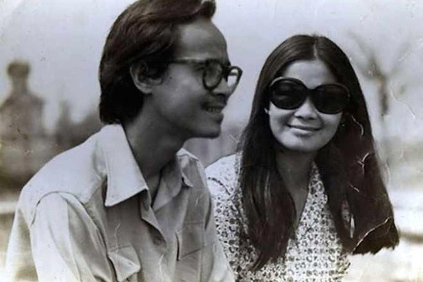 Khánh Ly e il musicista Trịnh Công Sơn da giovani. Foto: materiale d'archivio.