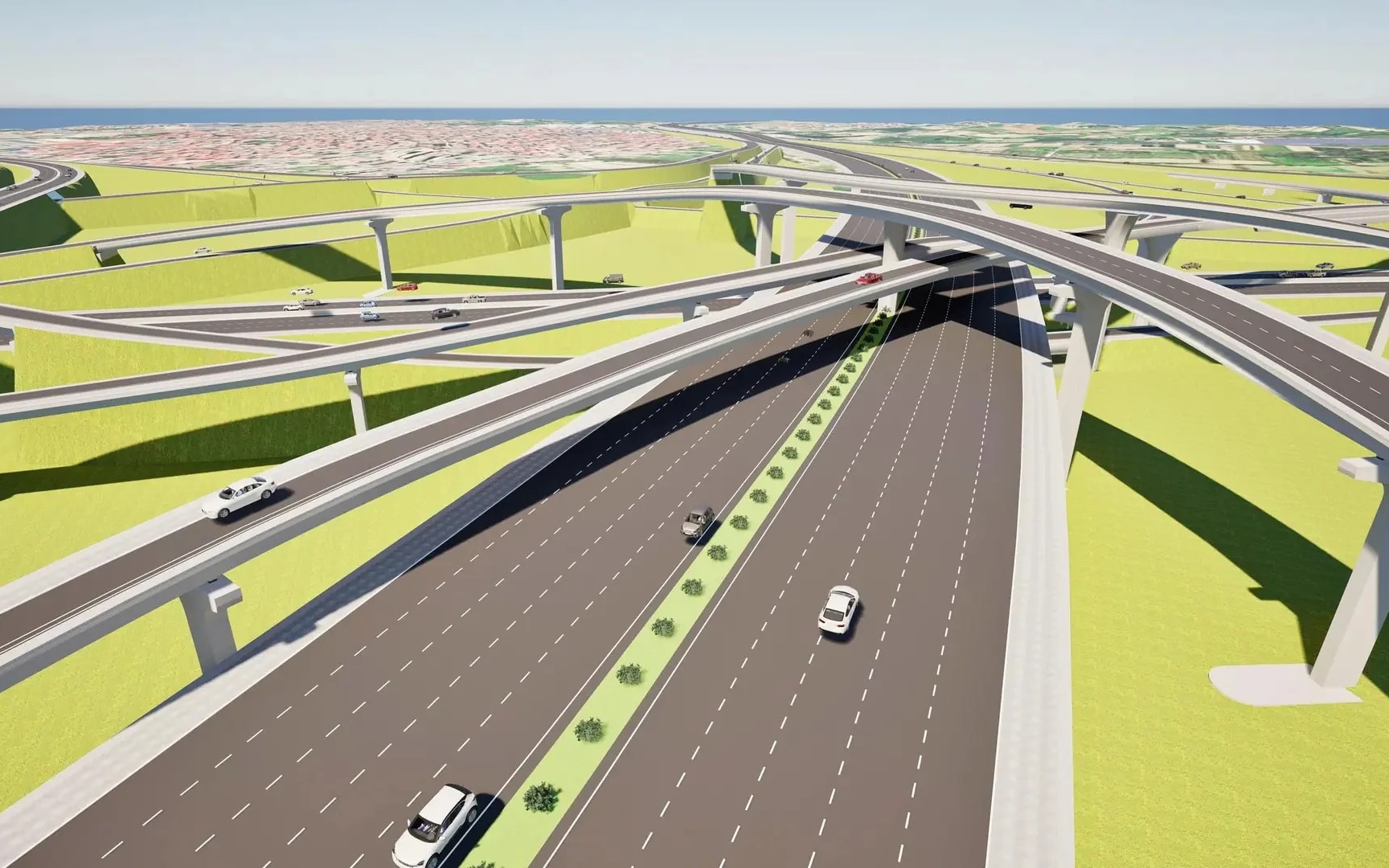 Hình ảnh: Xây dựng khẩn cấp đường kết nối sân bay Gia Bình với Hà Nội (đoạn qua Bắc Ninh) số 1